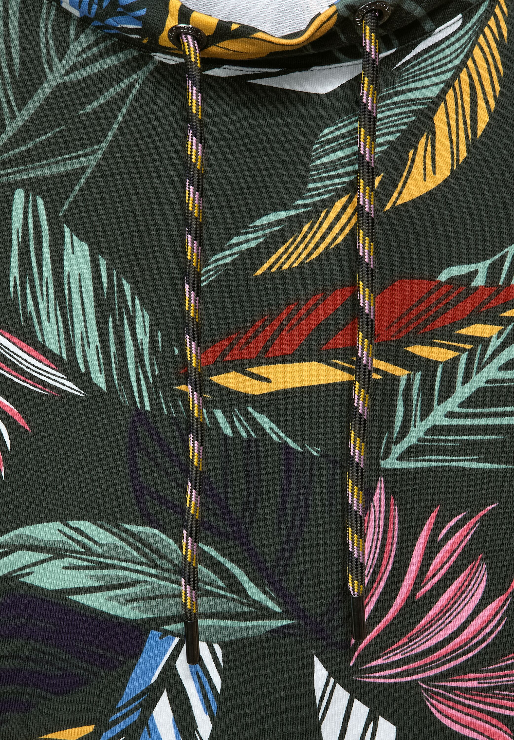 Shirt mit Blätter Print