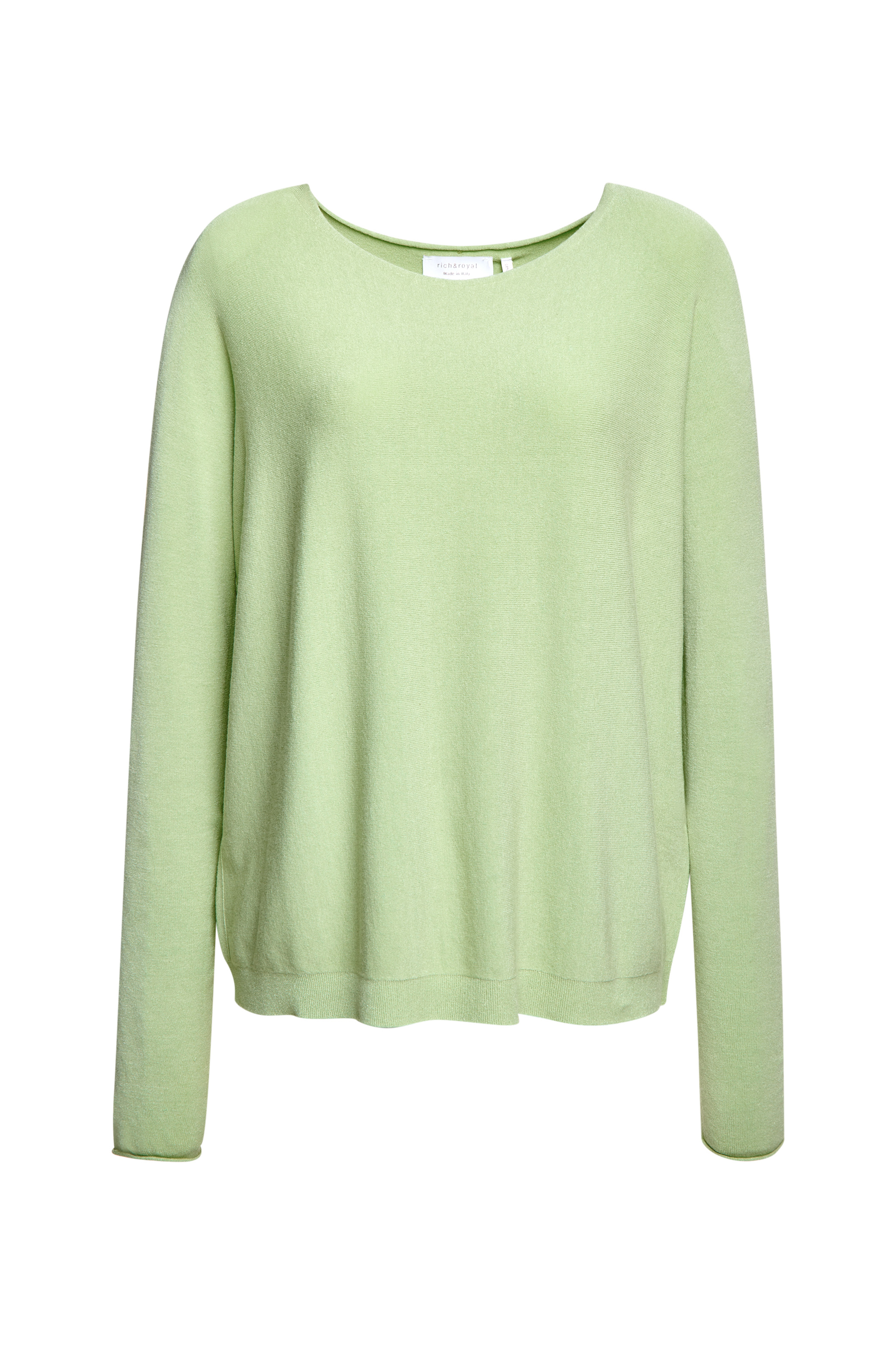 Seamless boat neck