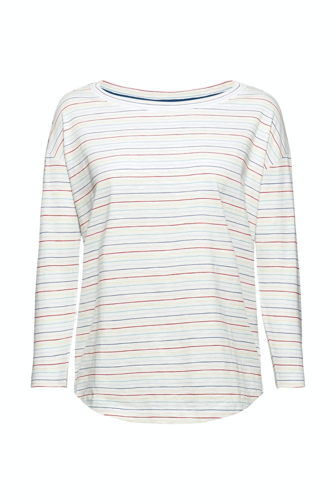 Longsleeve mit Streifen, 100% Bio-Baumwolle