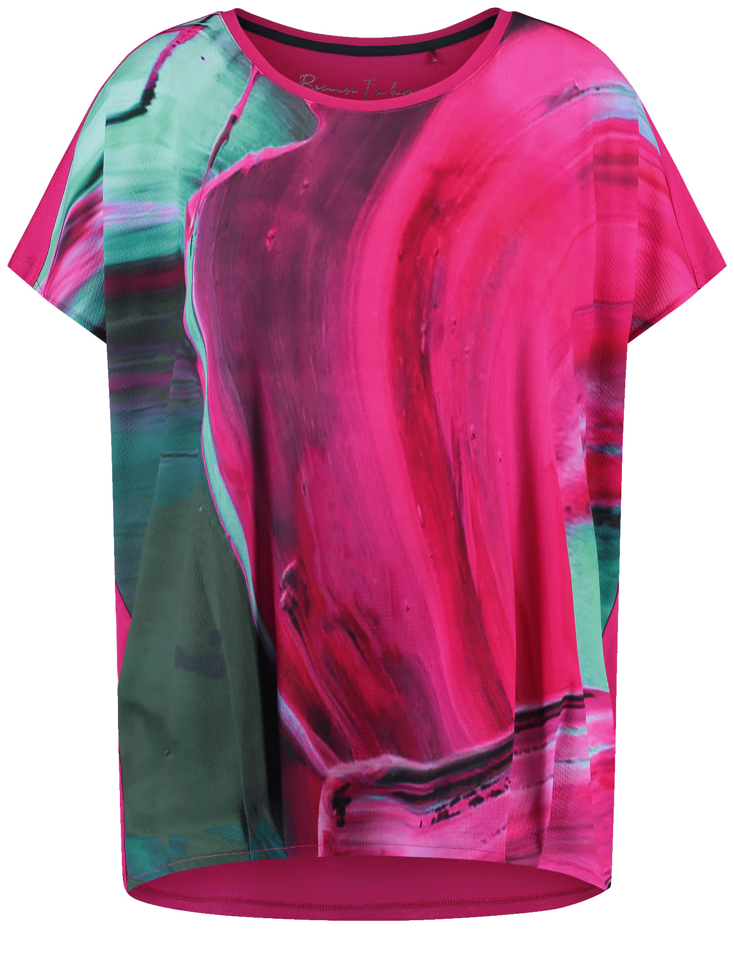Blusenshirt mit abstraktem Print