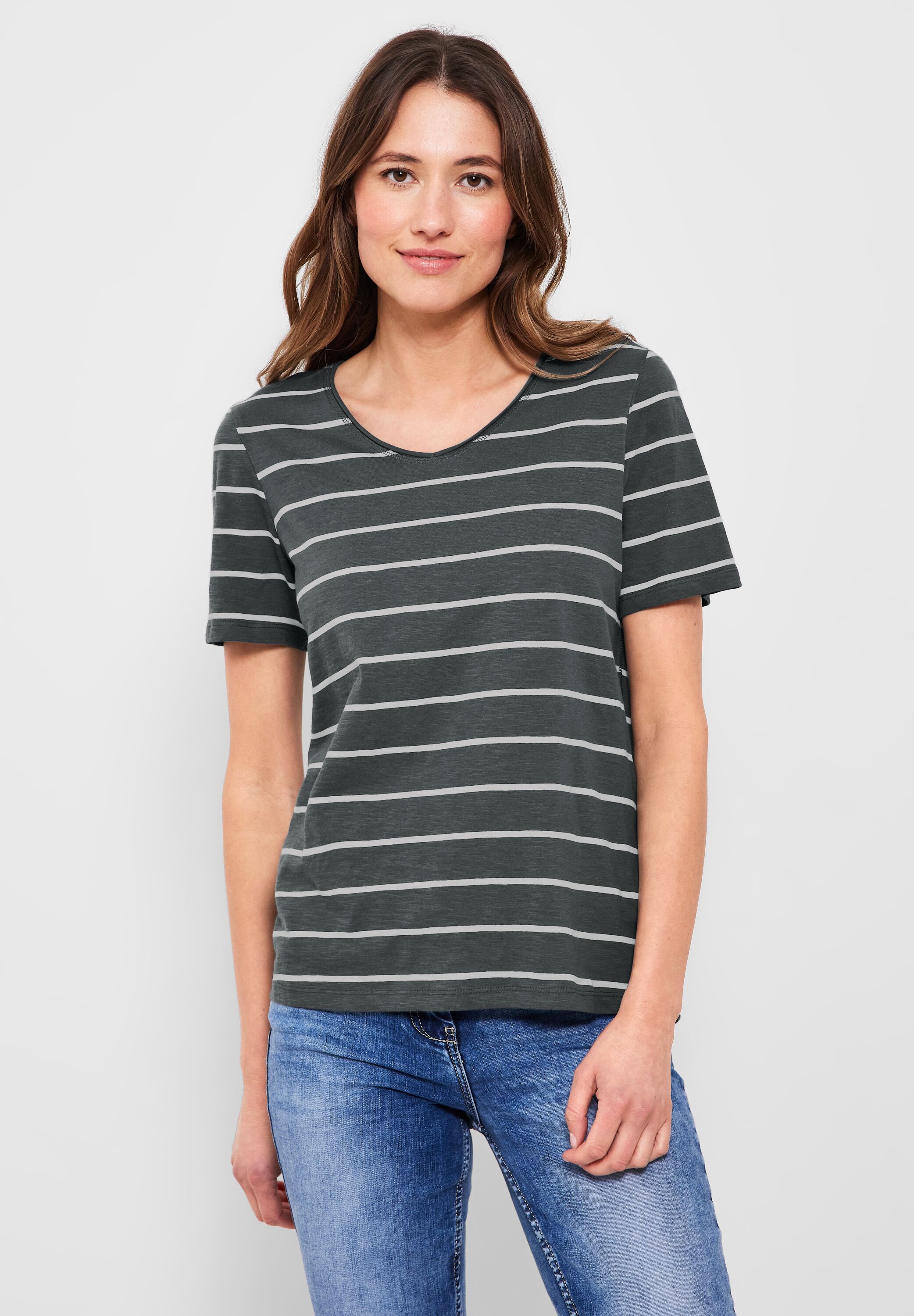 T-Shirt mit Streifenmuster