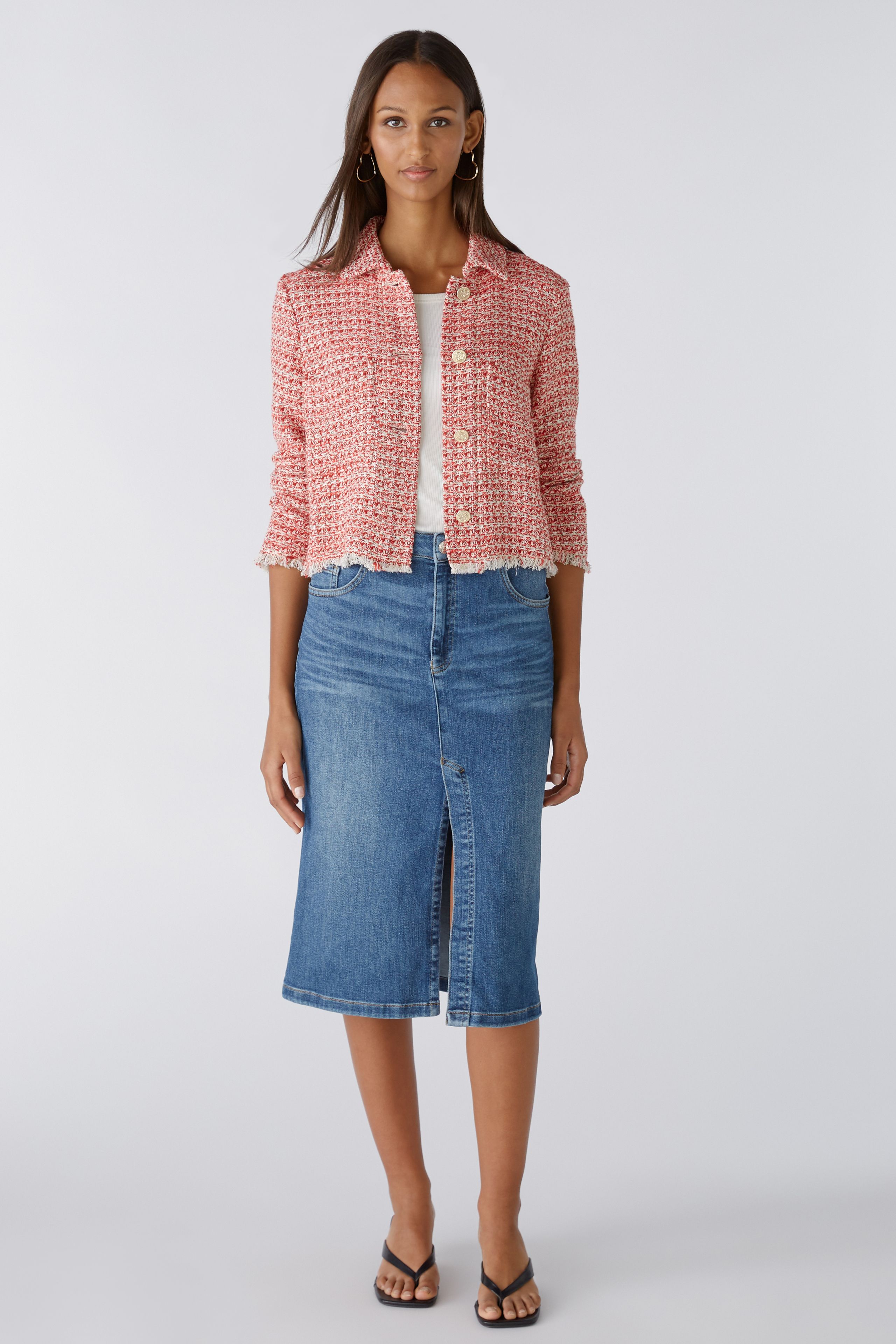 Jacke Baumwollmischung