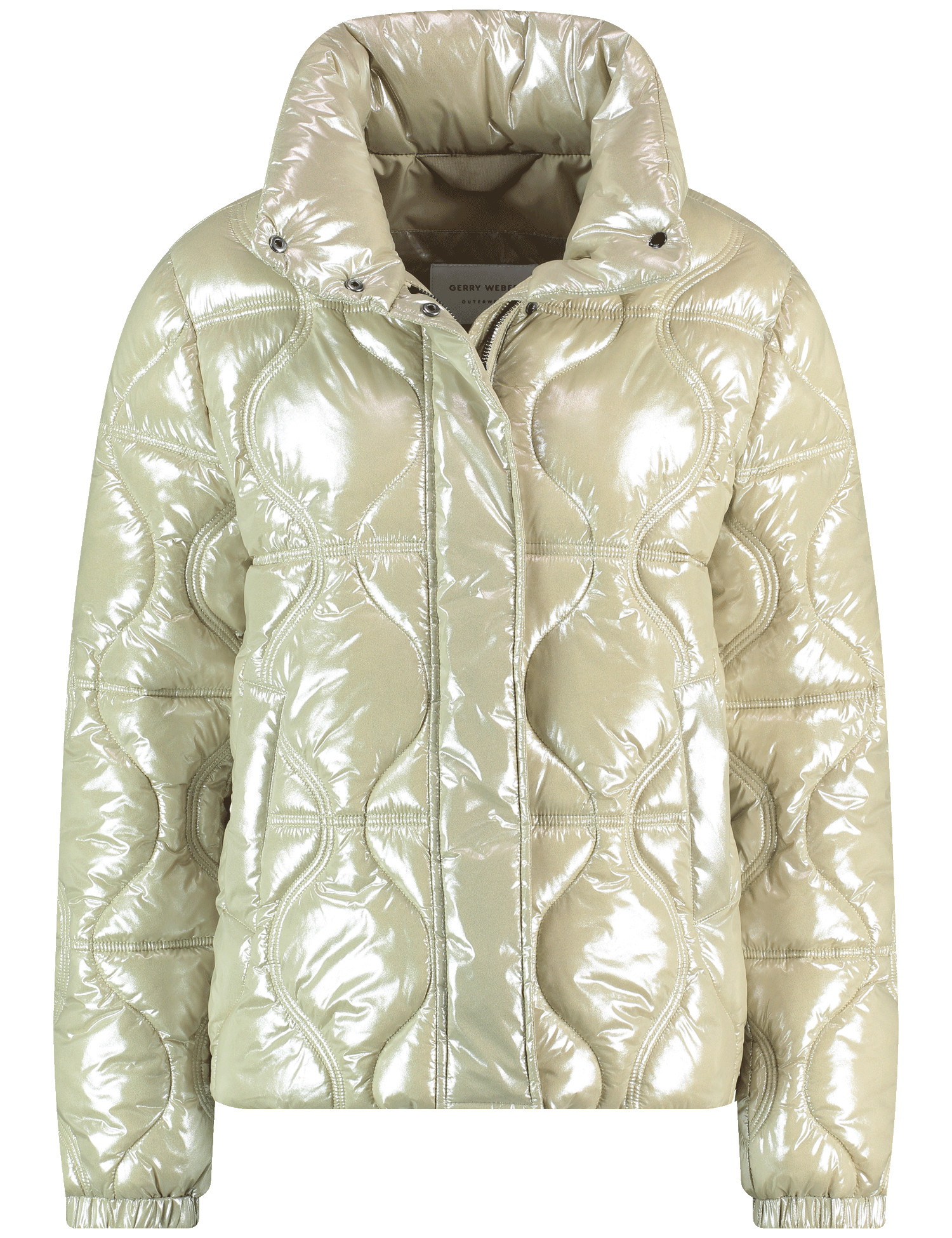 Outdoorjacke mit metallischem Finish