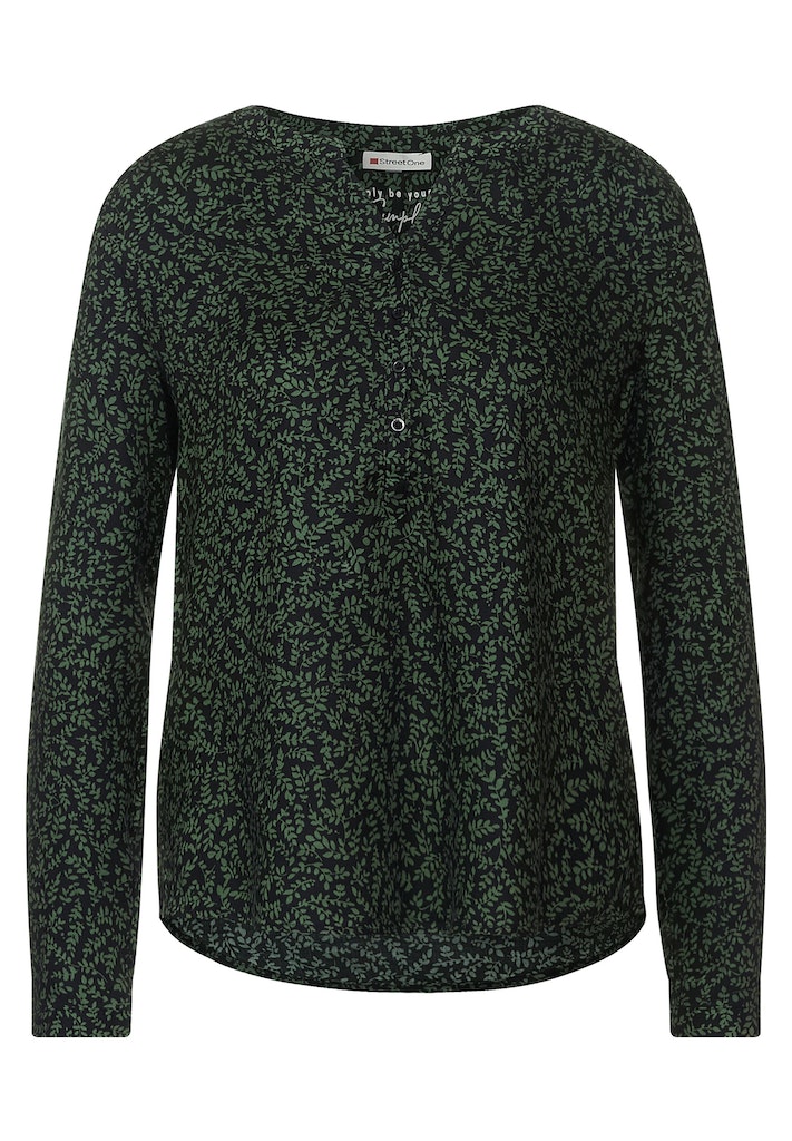 Bluse mit Allover Print