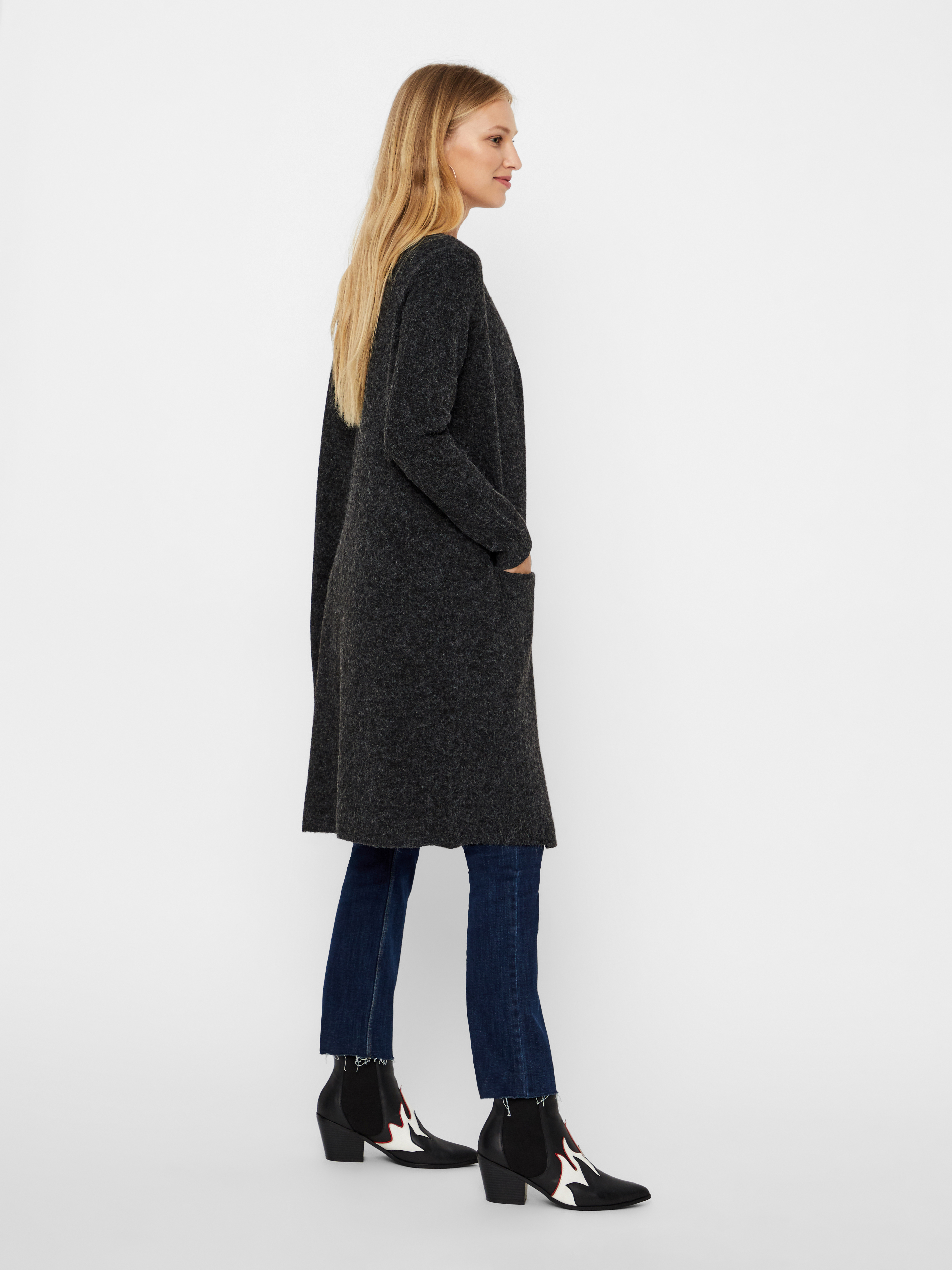 VMDOFFY LS LONG OPEN CARDIGAN GA NOOS
