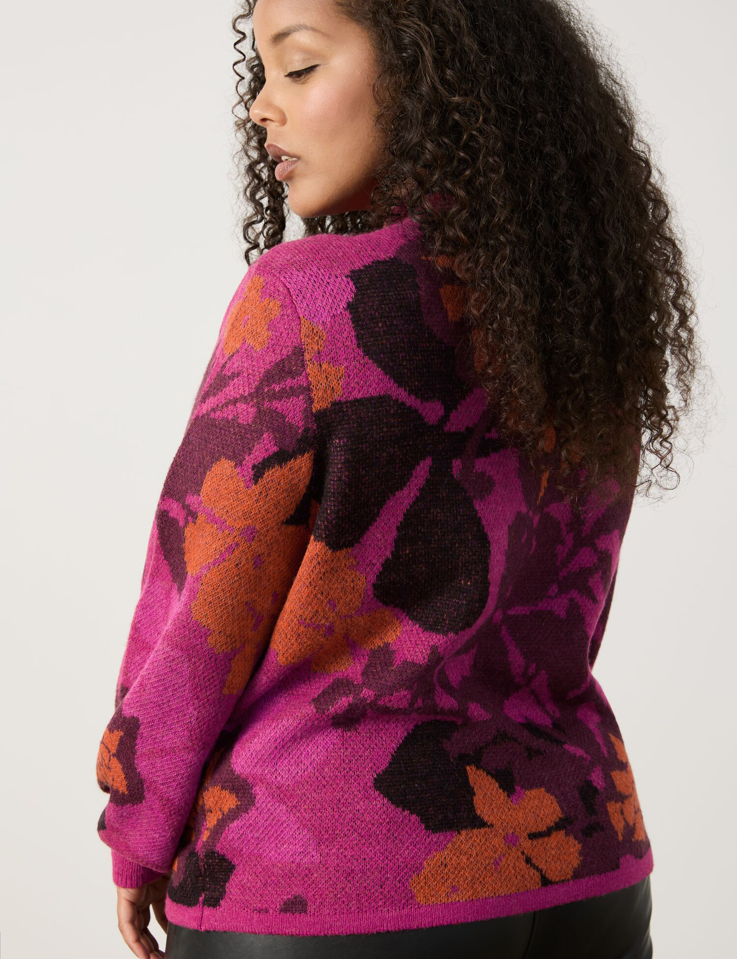 Pullover mit floralem Jacquardmuster