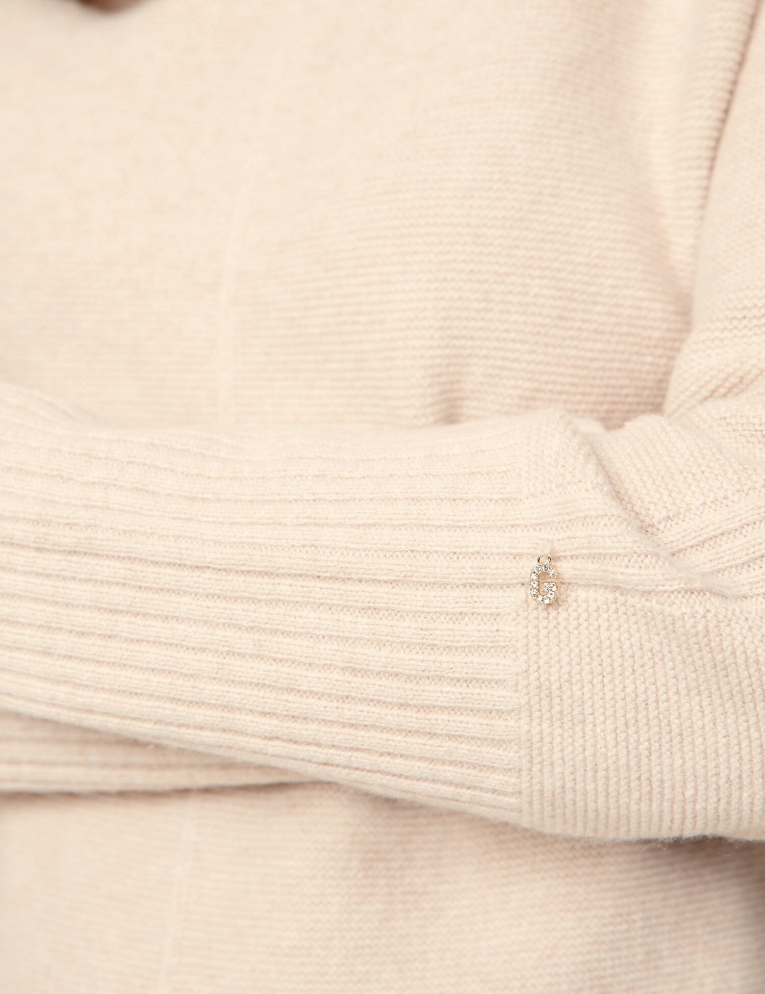 Strickpullover mit Wollanteil