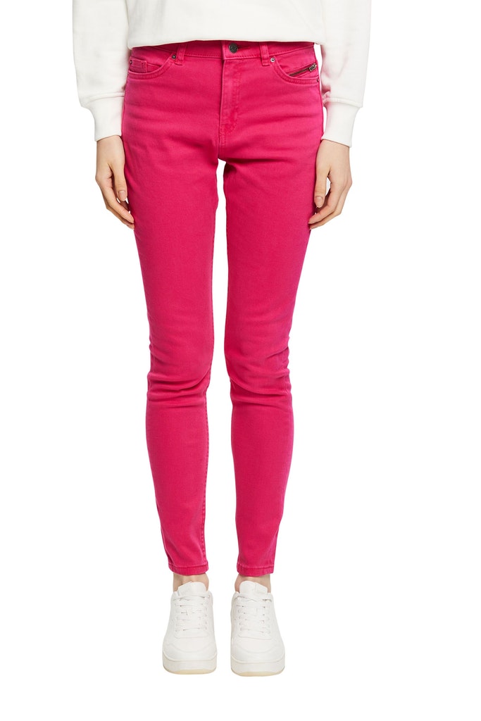 Stretch-Hose mit Zipper-Detail
