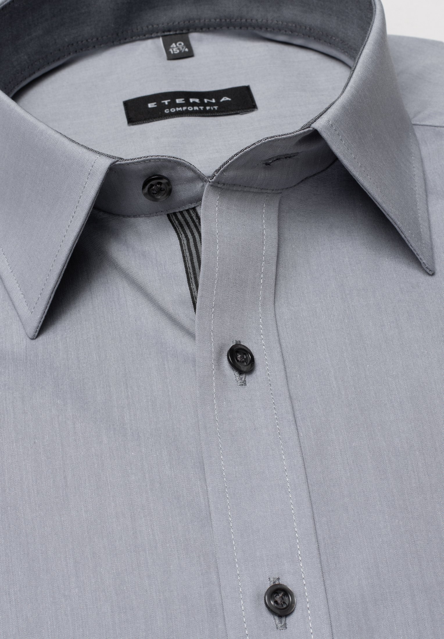 ETERNA LANGARM HEMD COMFORT FIT CHAMBRAY ETERNA LANGARM HEMD COMFORT FIT CHAMBRAY