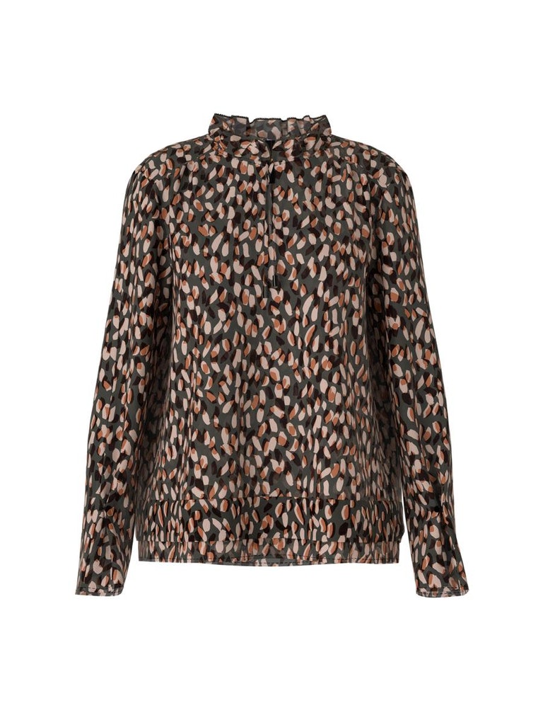 Gemusterte Bluse aus Viskose