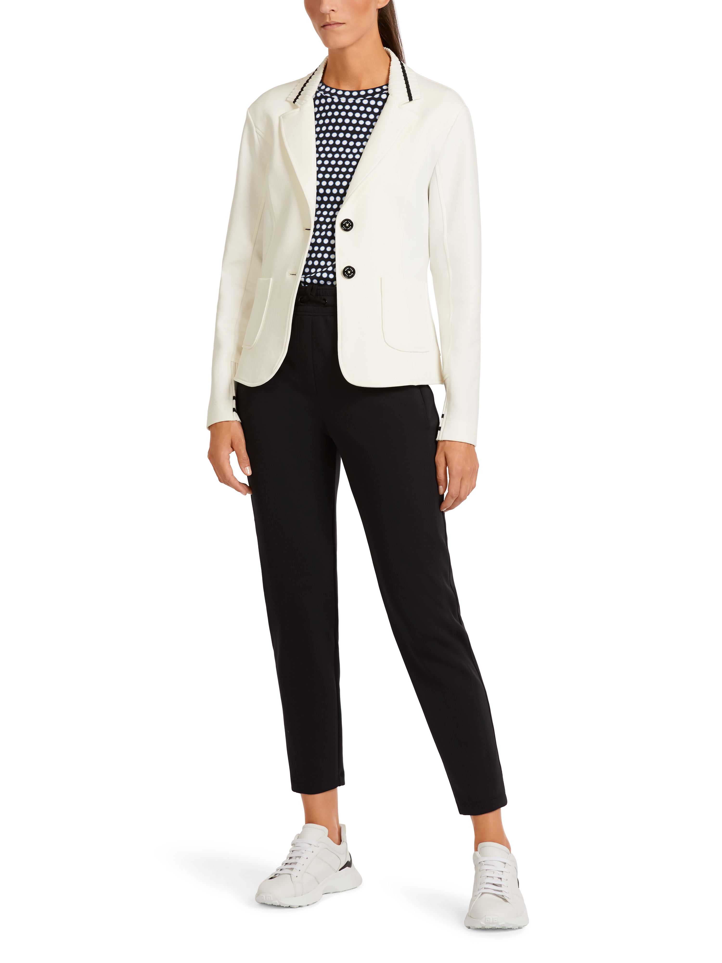Sportlicher Blazer aus Baumwollstretch