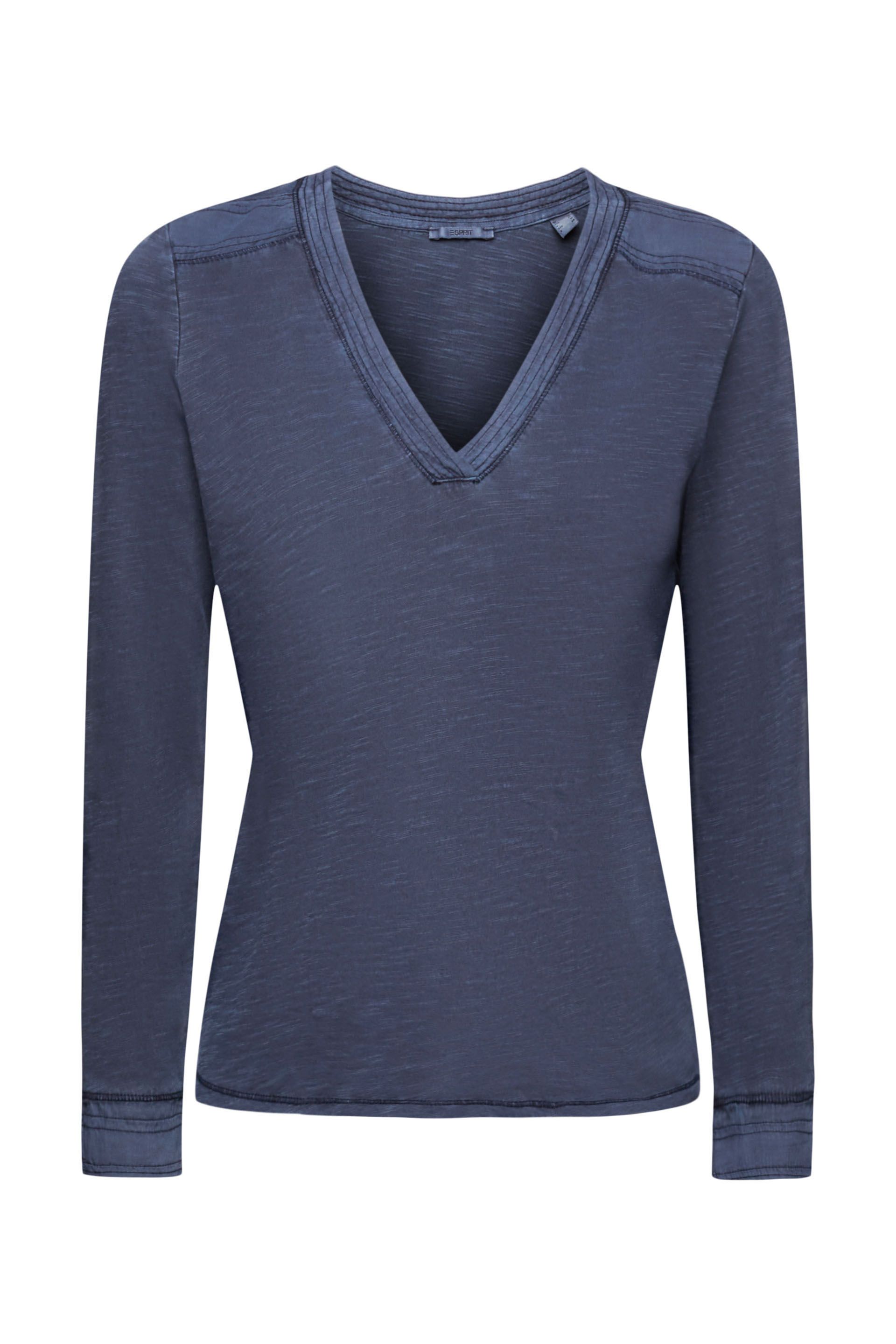 Longsleeve mit V-Ausschnitt