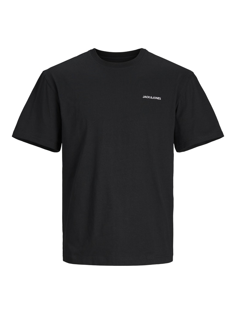 JJERELAXED CORP EMB TEE SS O-NECK NOOS