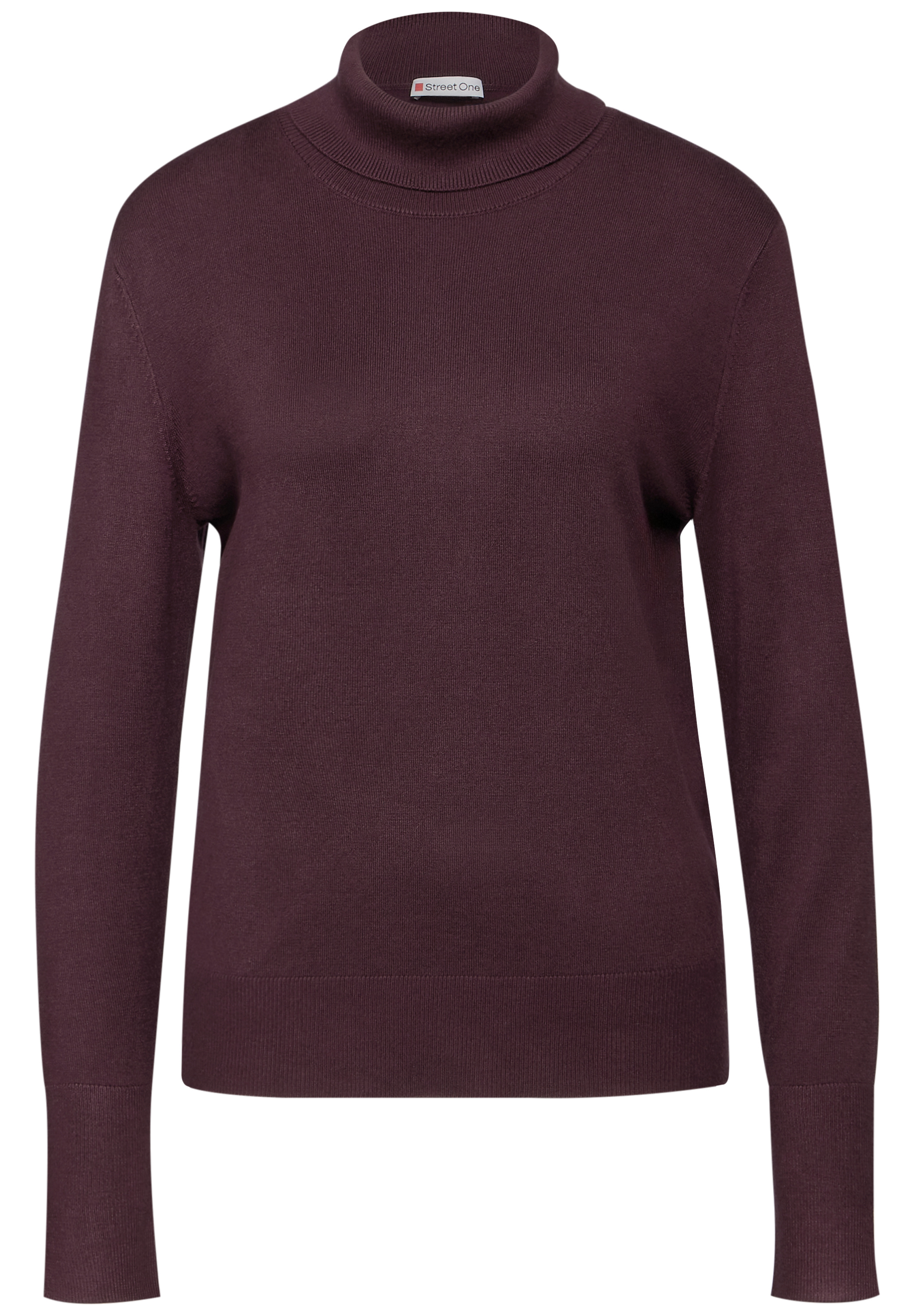 Basic Rollkragen-Pullover