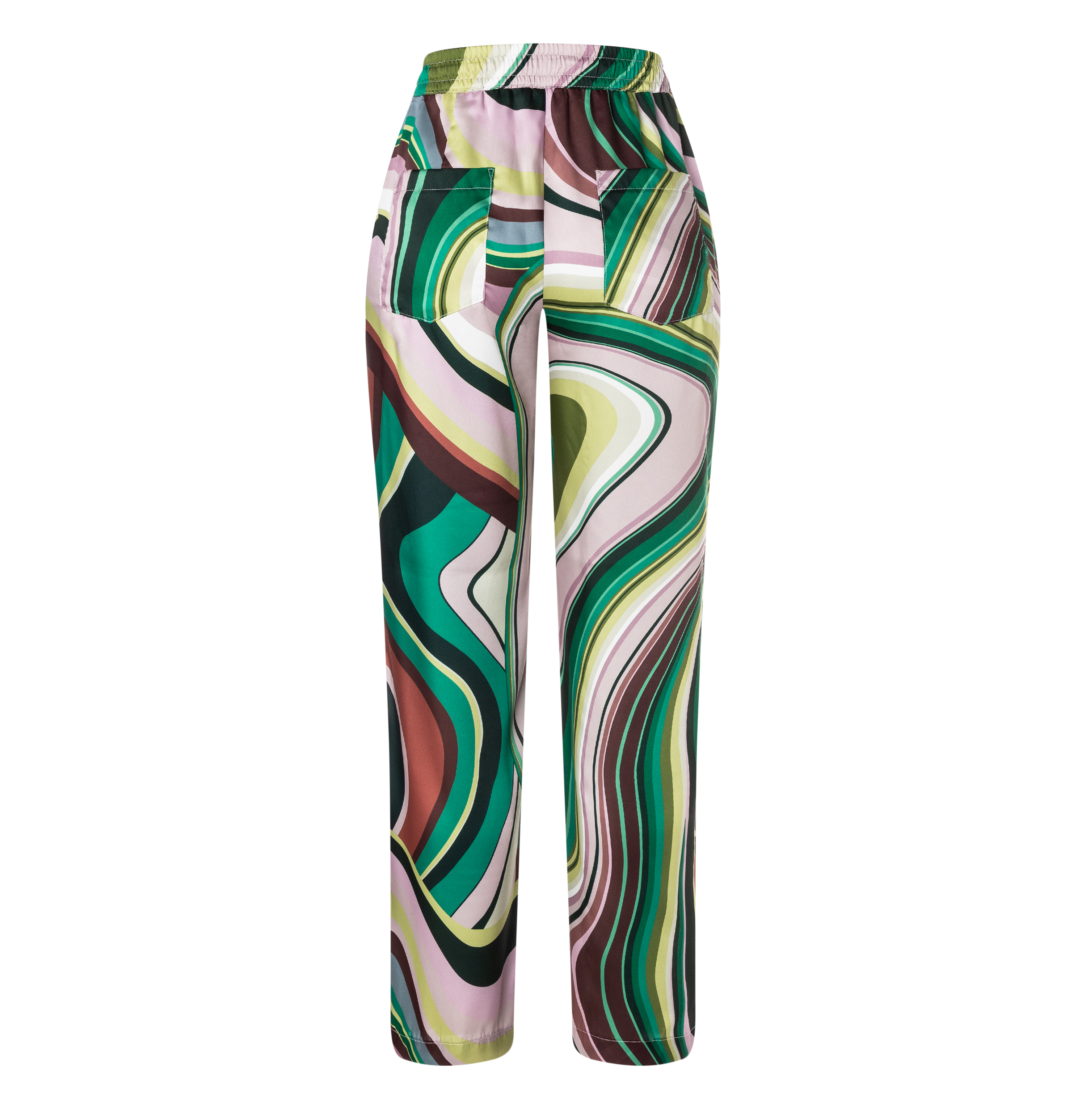 MAC JEANS - ESTHER, Fluid summer satin