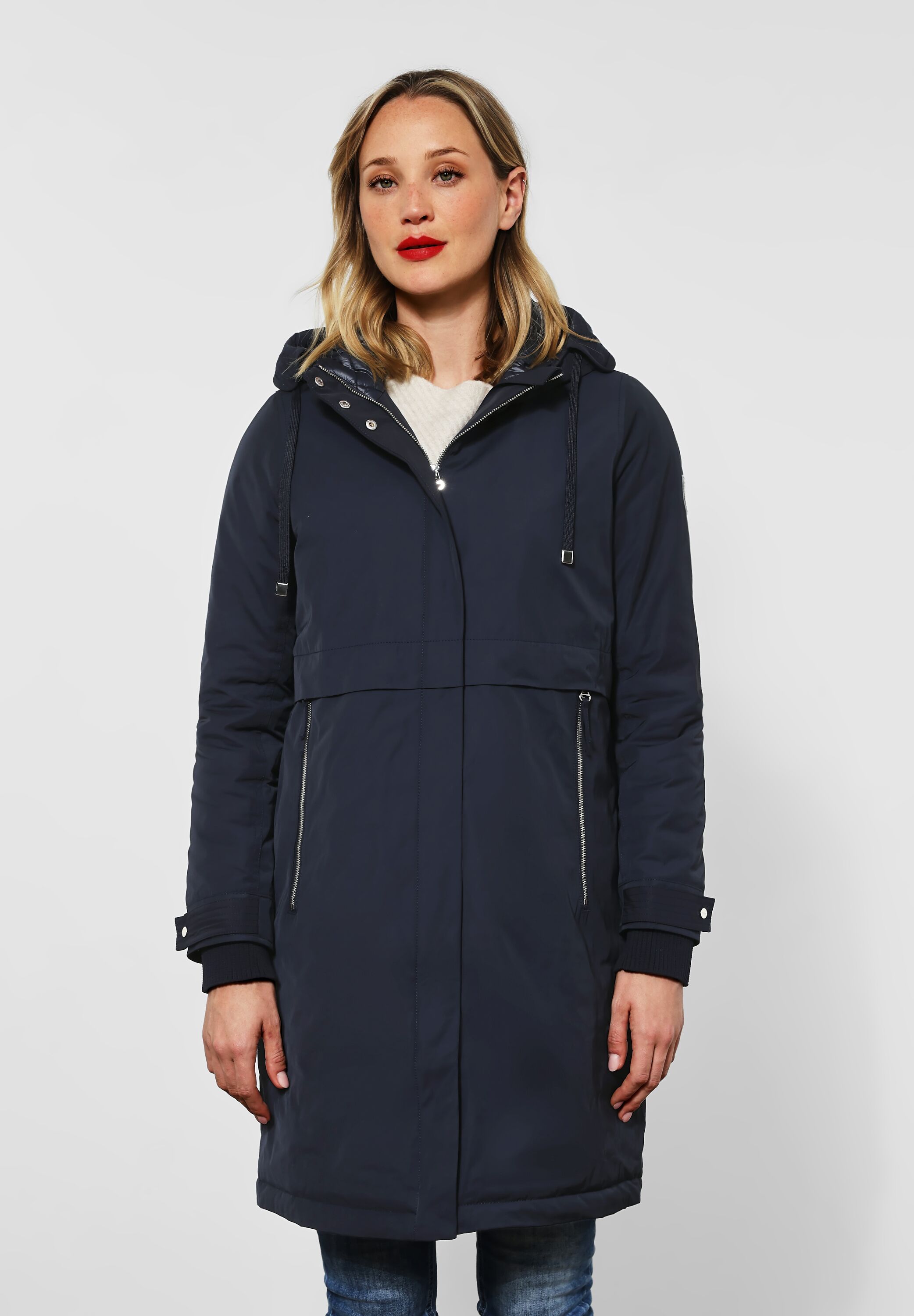 Longparka mit 2-Wege Zipper