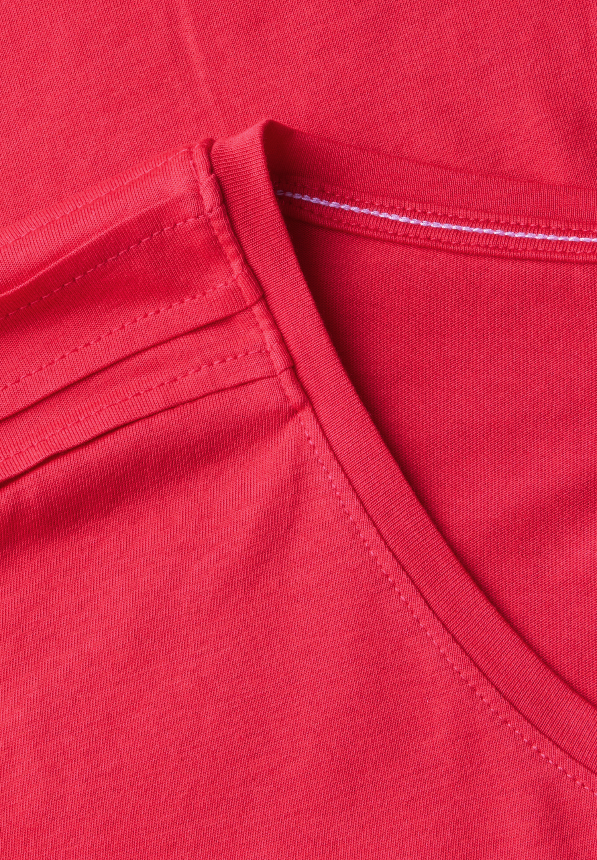 Shirt in Unifarbe