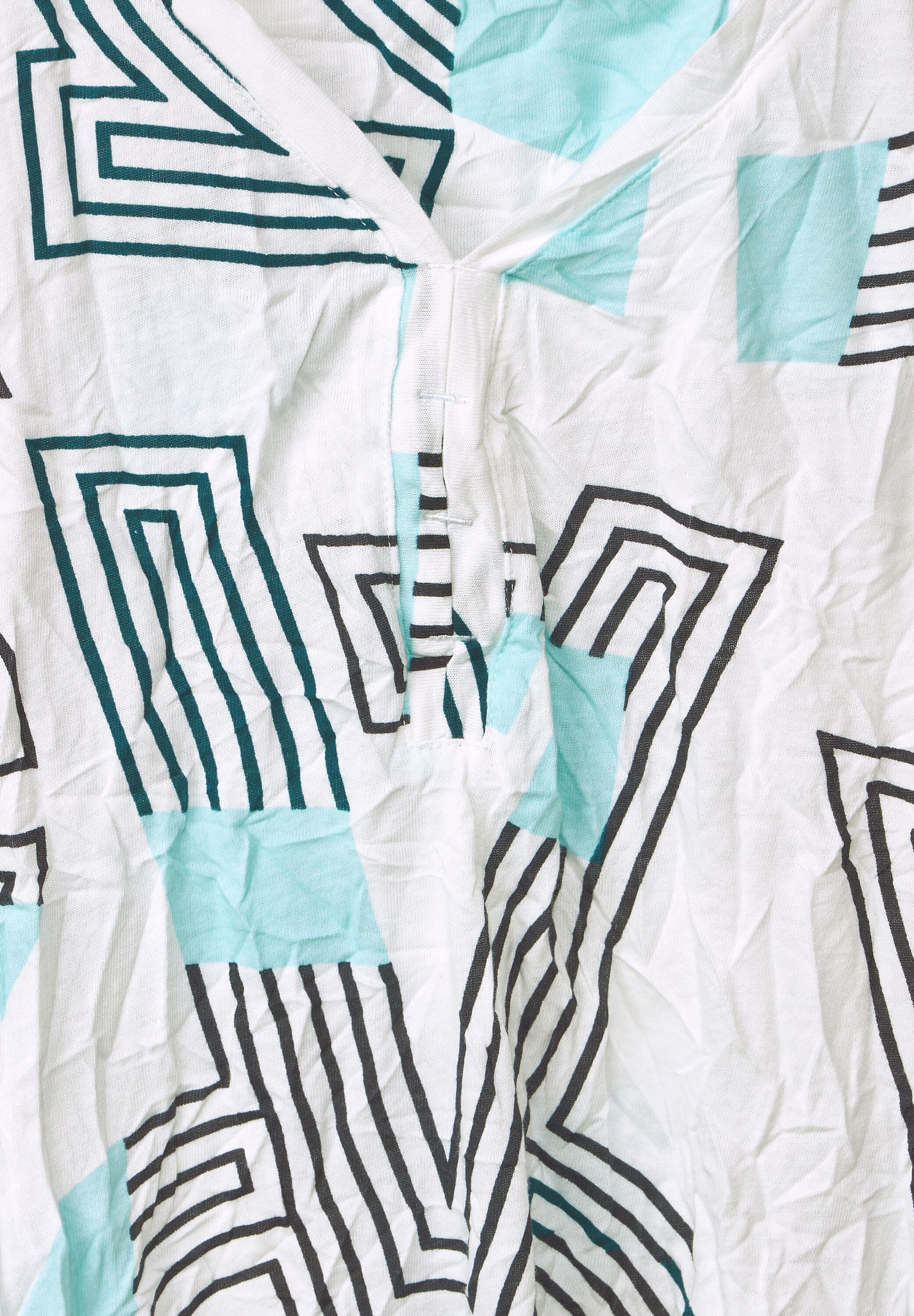 Shirt in Crinkle-Optik