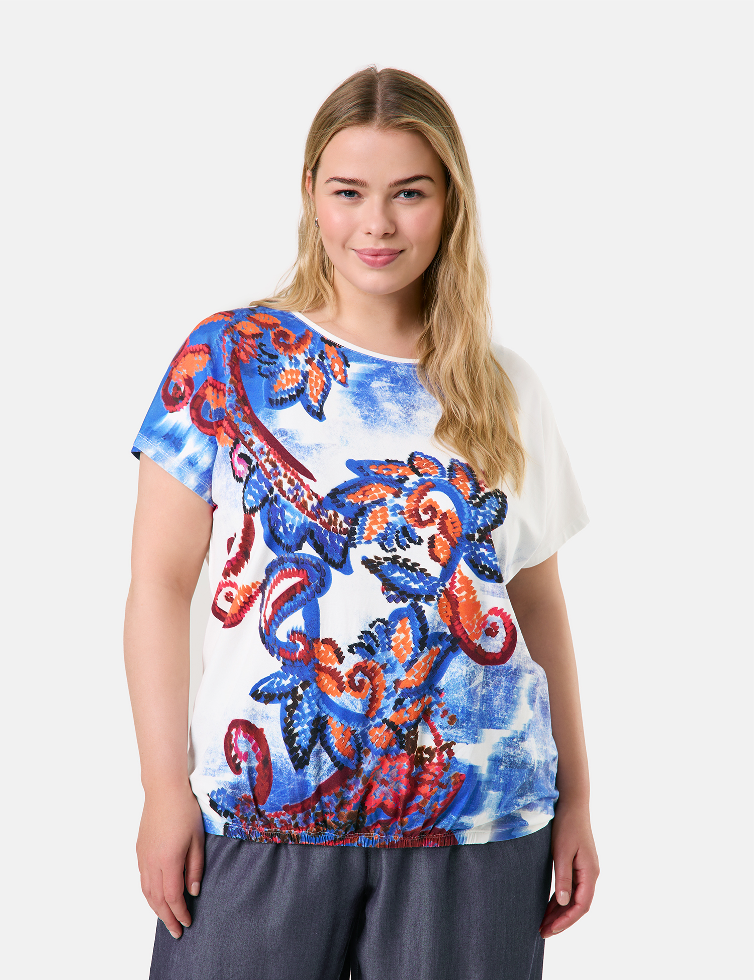 Lässiges Shirt mit Paisley-Print