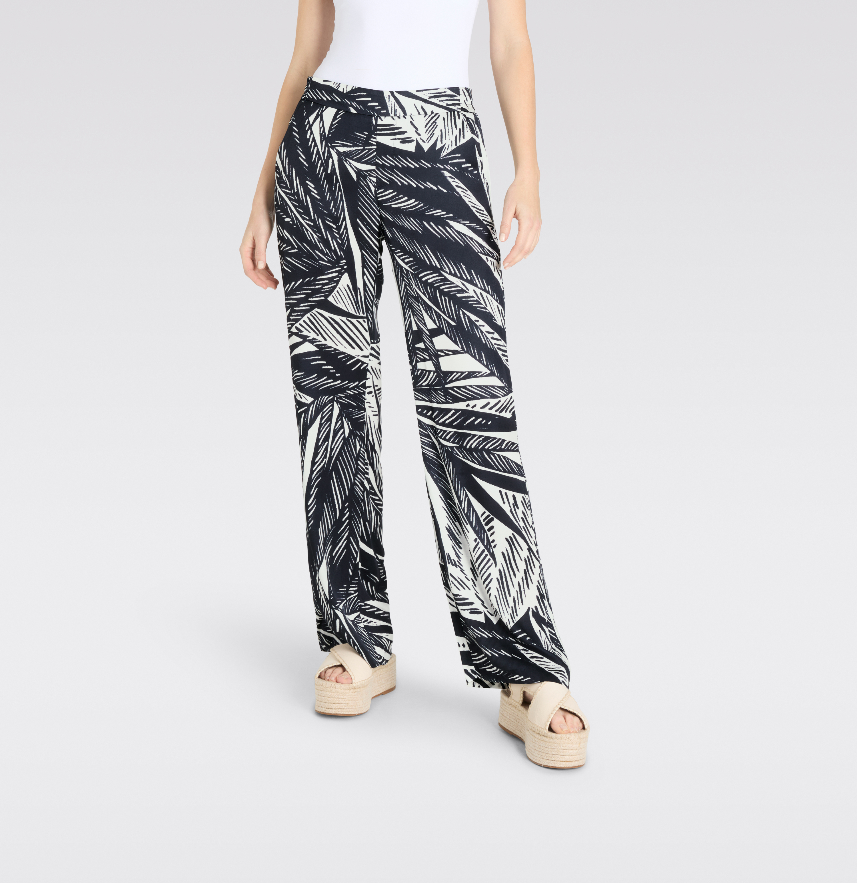 MAC JEANS - CHIARA, Viscose summer print