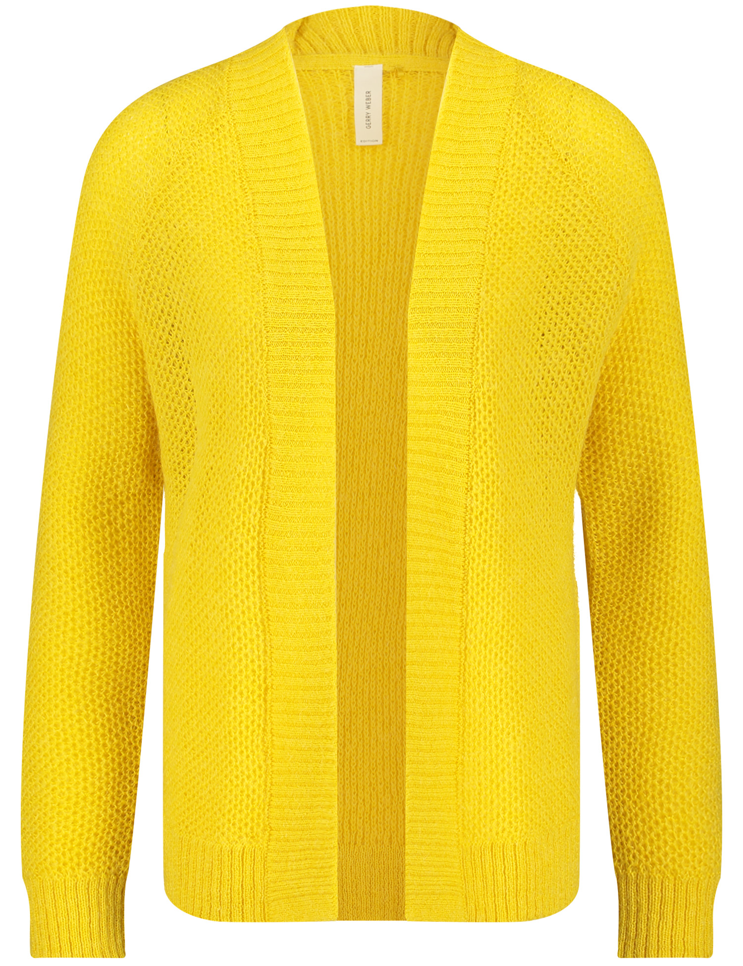 Offene Jacke mit Wolle
