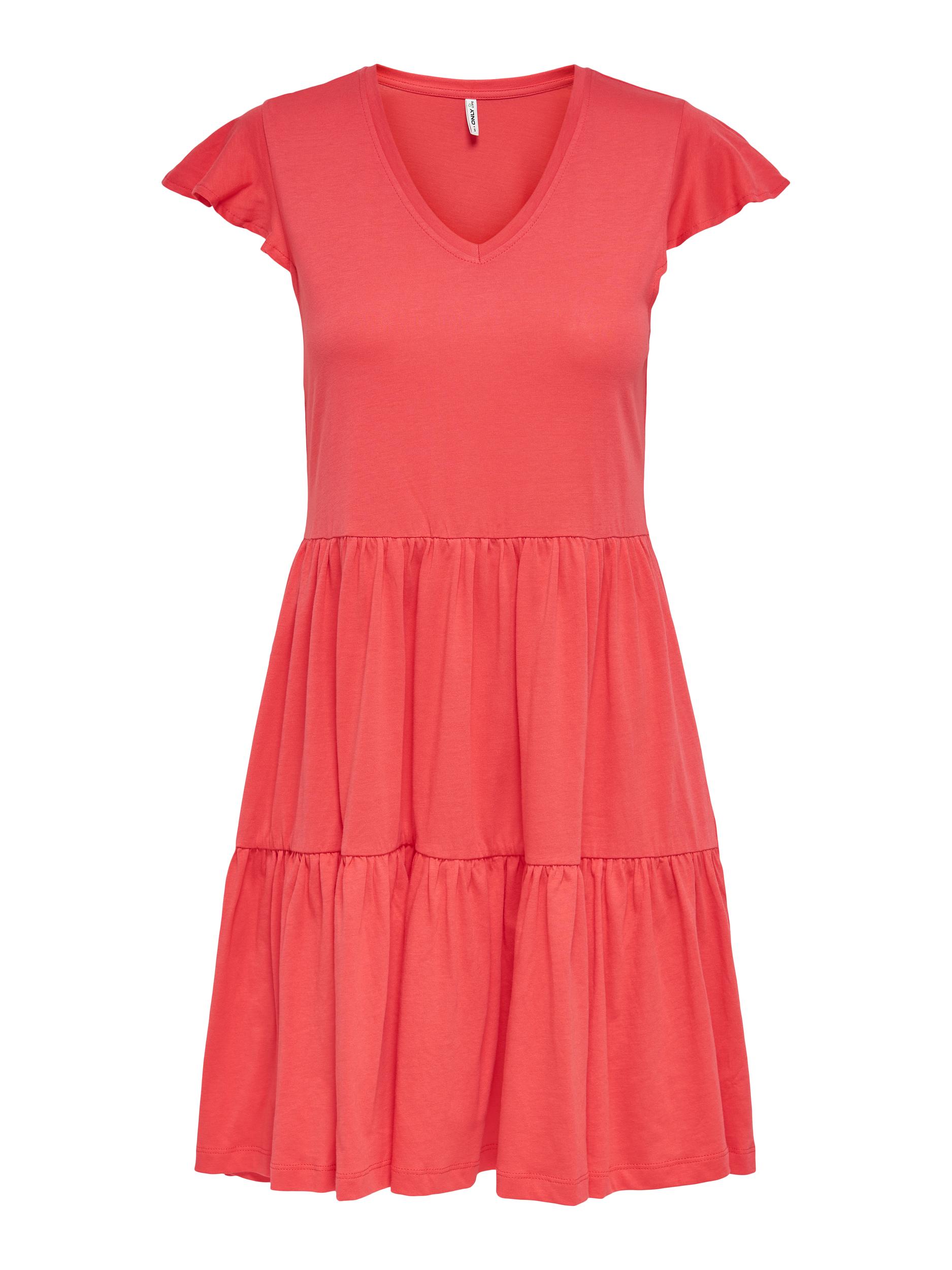 ONLMAY LIFE CAP SLEEVES FRILL DRESS NOOS