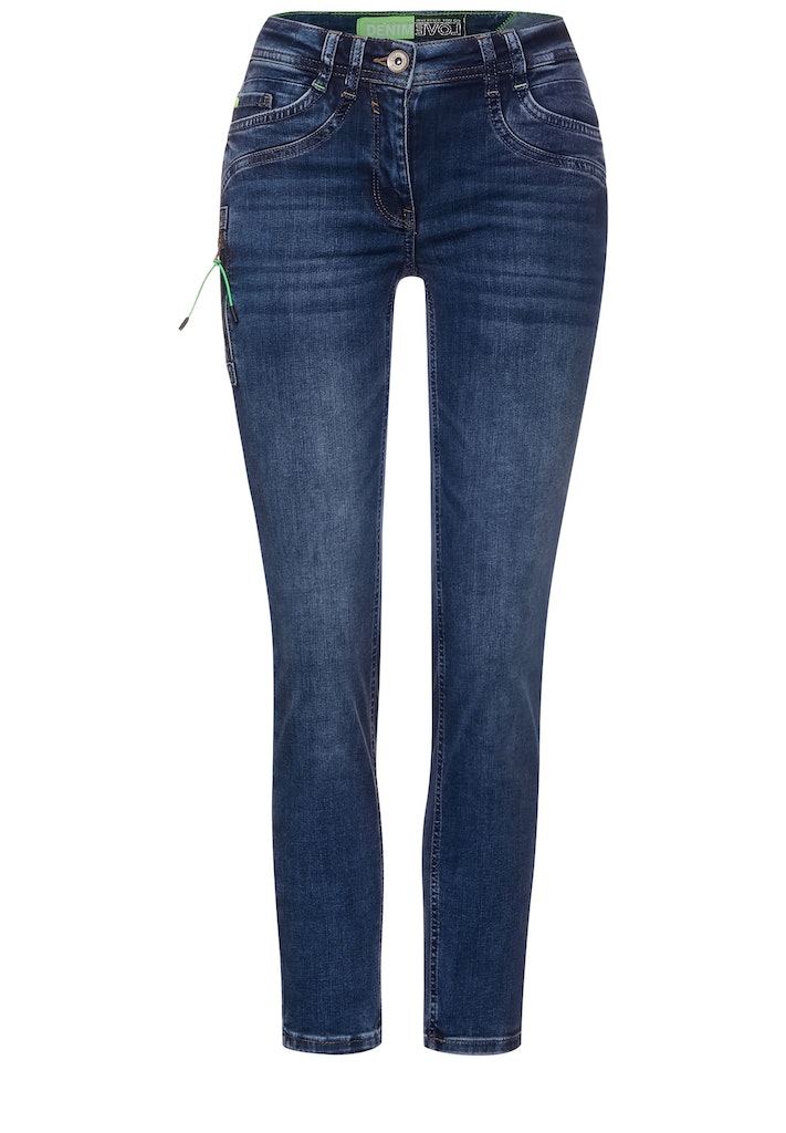 Loose Fit Jeans mit Zipper