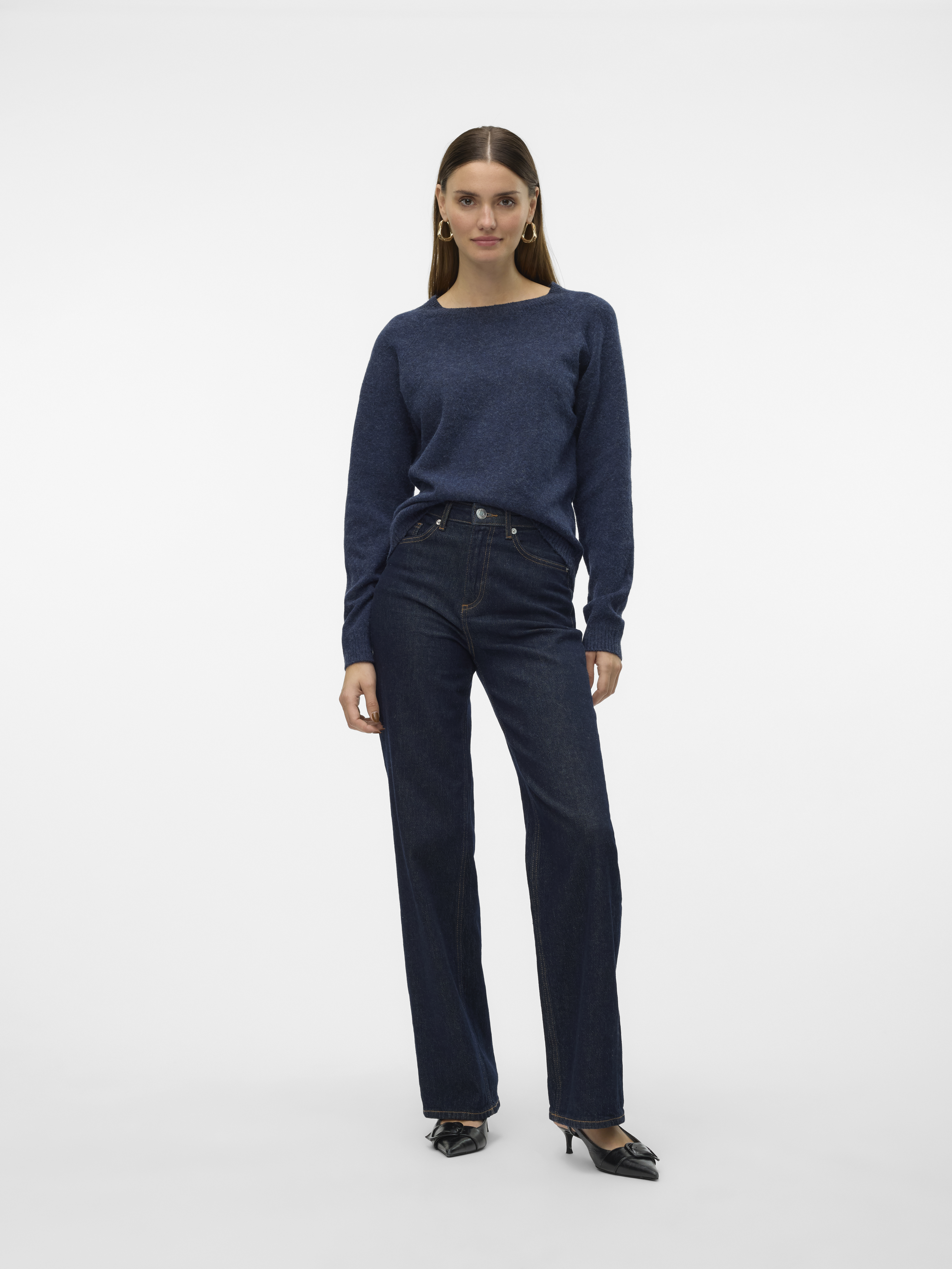 VMDOFFY LS O-NECK BLOUSE GA NOOS