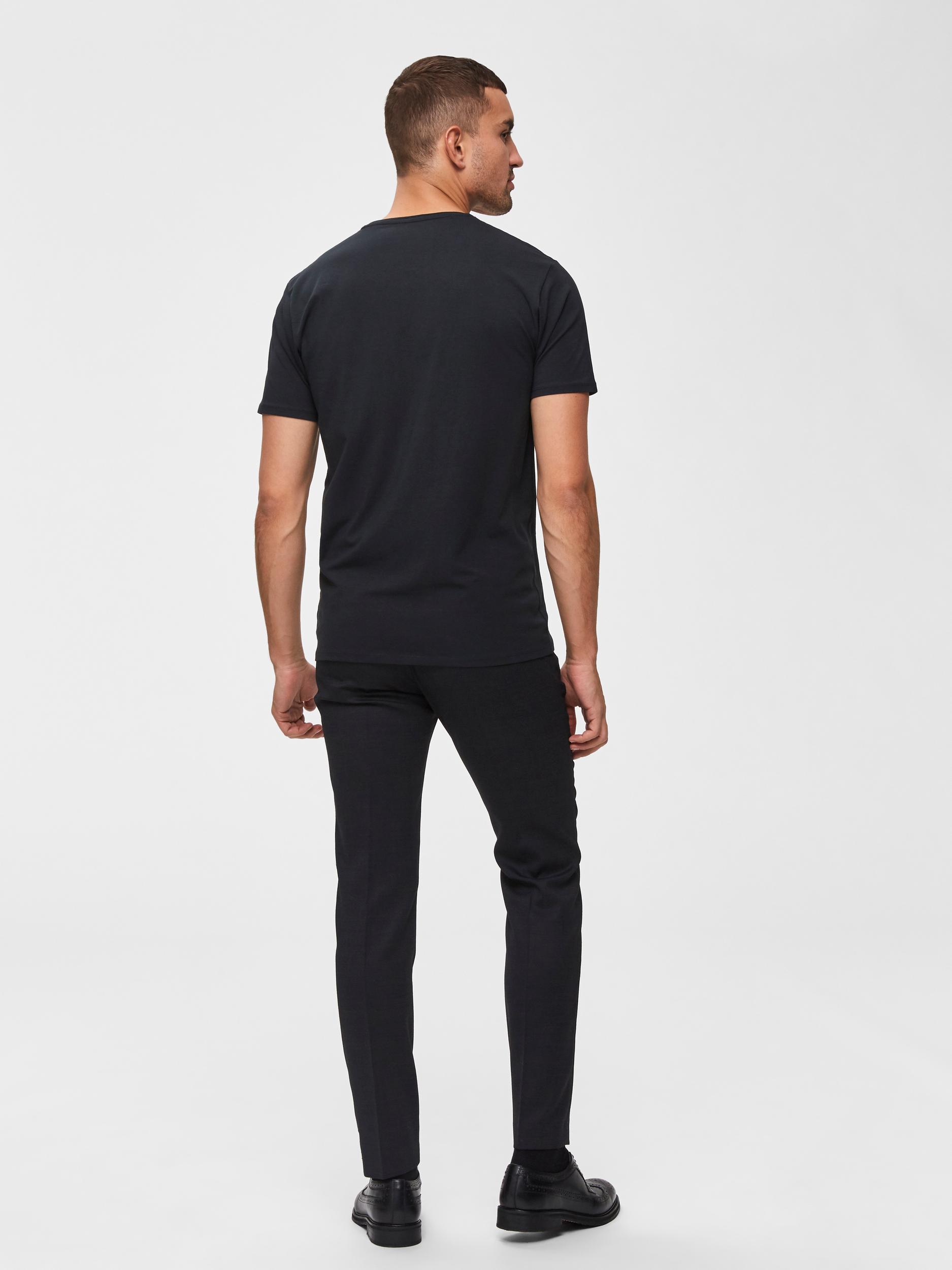 SLHNEWPIMA SS O-NECK TEE B NOOS