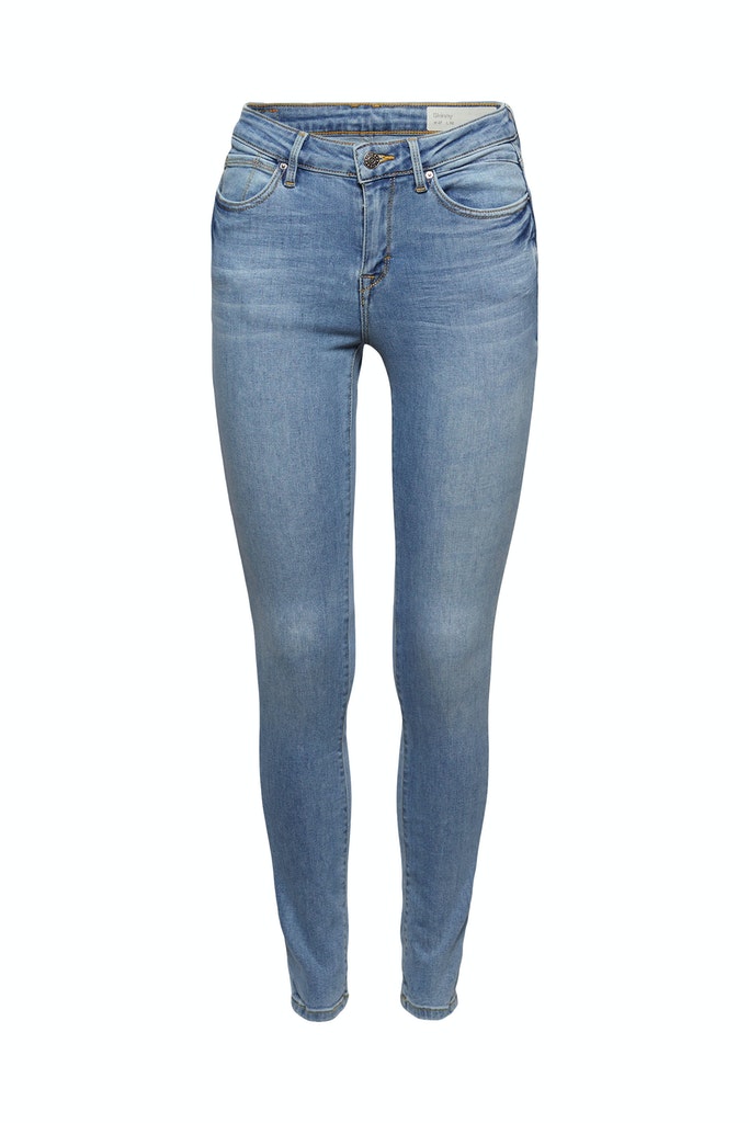 Washed Jeans mit Bio-Baumwolle