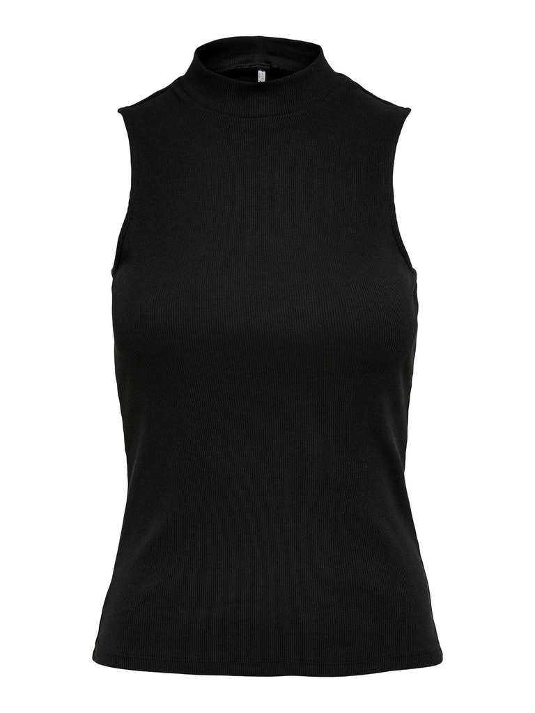 ONLNESSA S/L HIGHNECK RIB TOP JRS