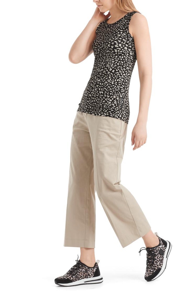 Top mit Icon-Leo-Print