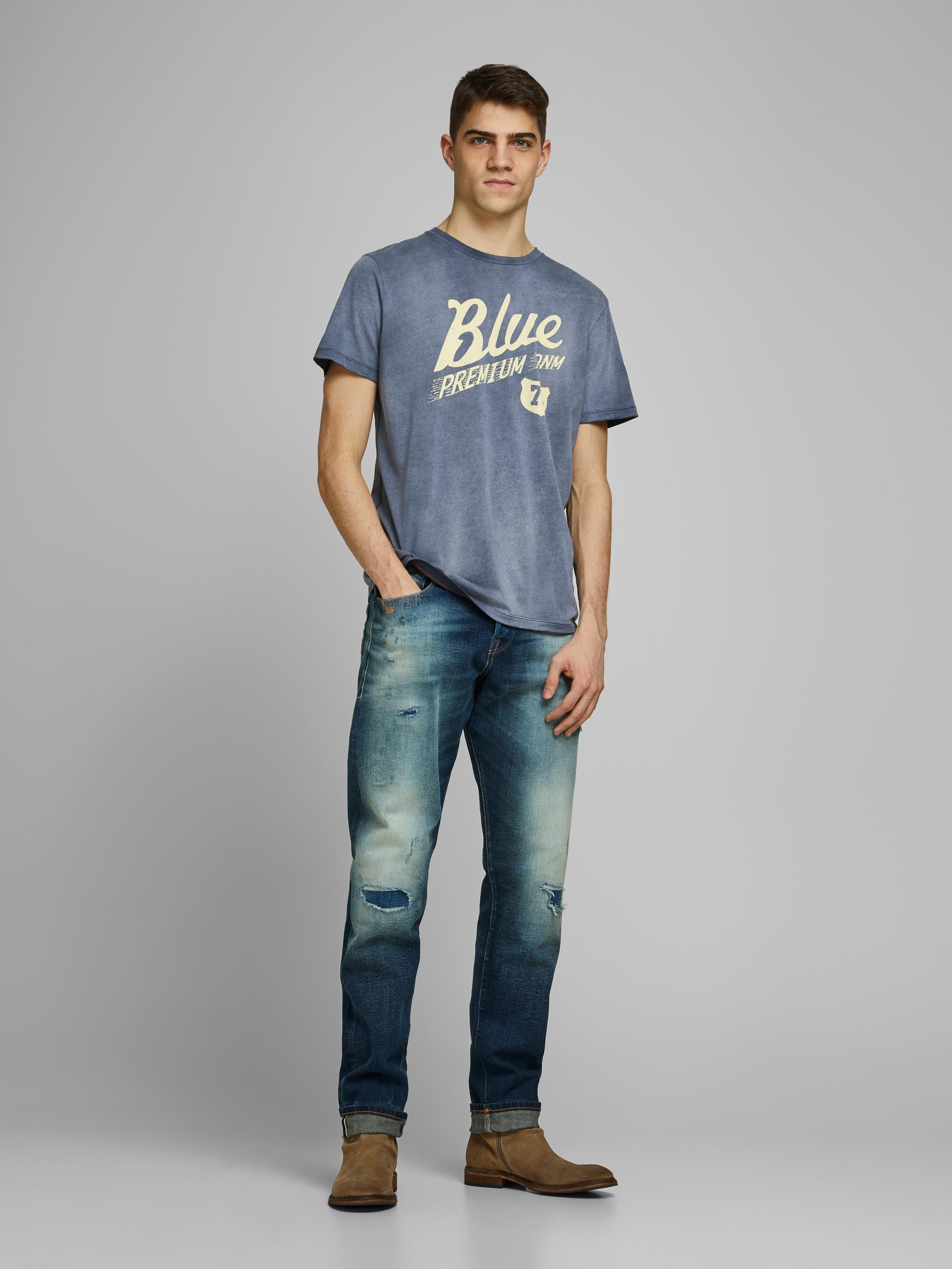 JPREDGAR BLU. TEE SS CREW NECK
