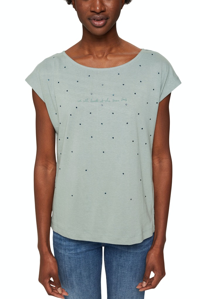 Statement-Shirt aus Bio-Baumwoll-Mix