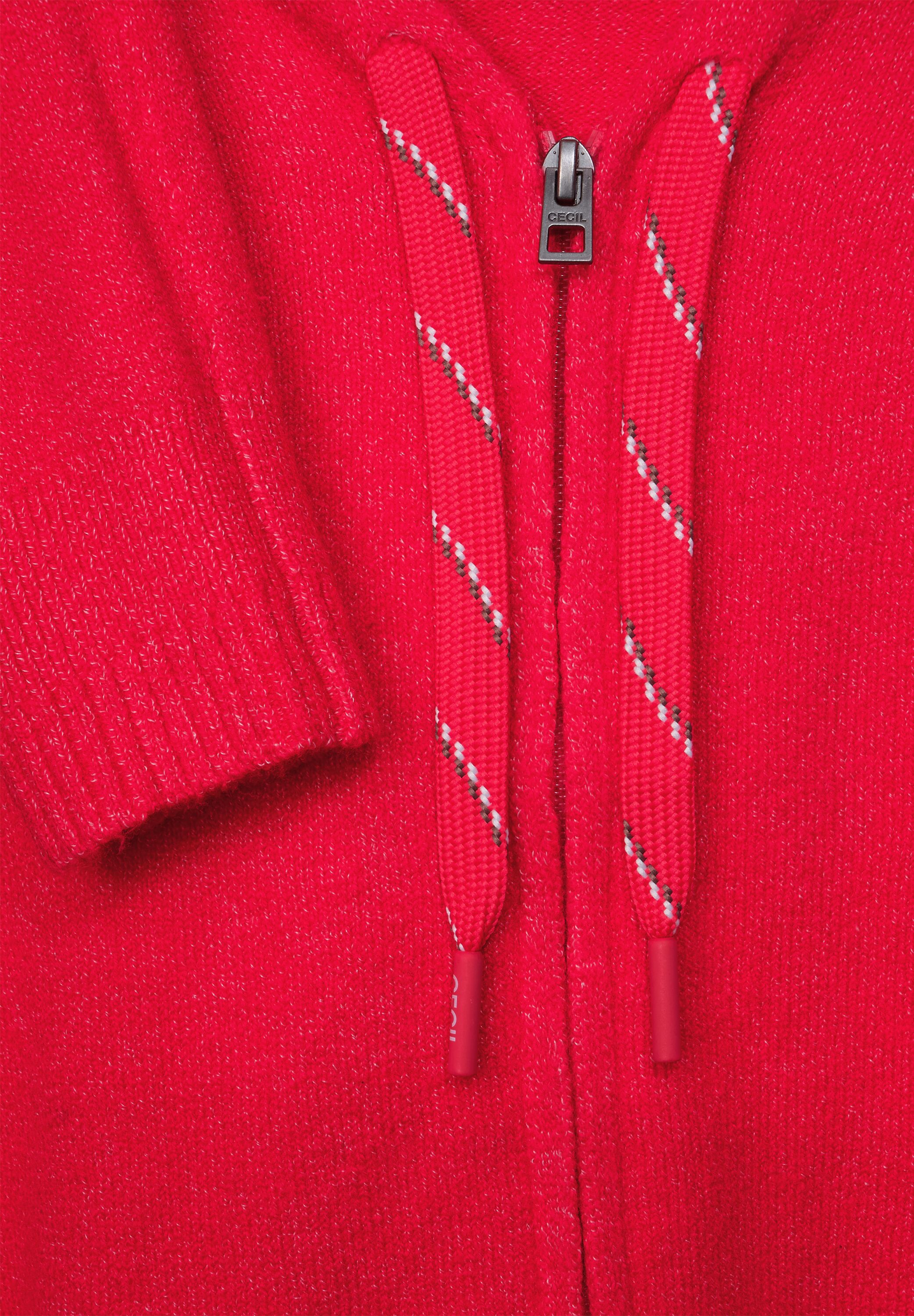 Cosy Strickjacke mit Zipper