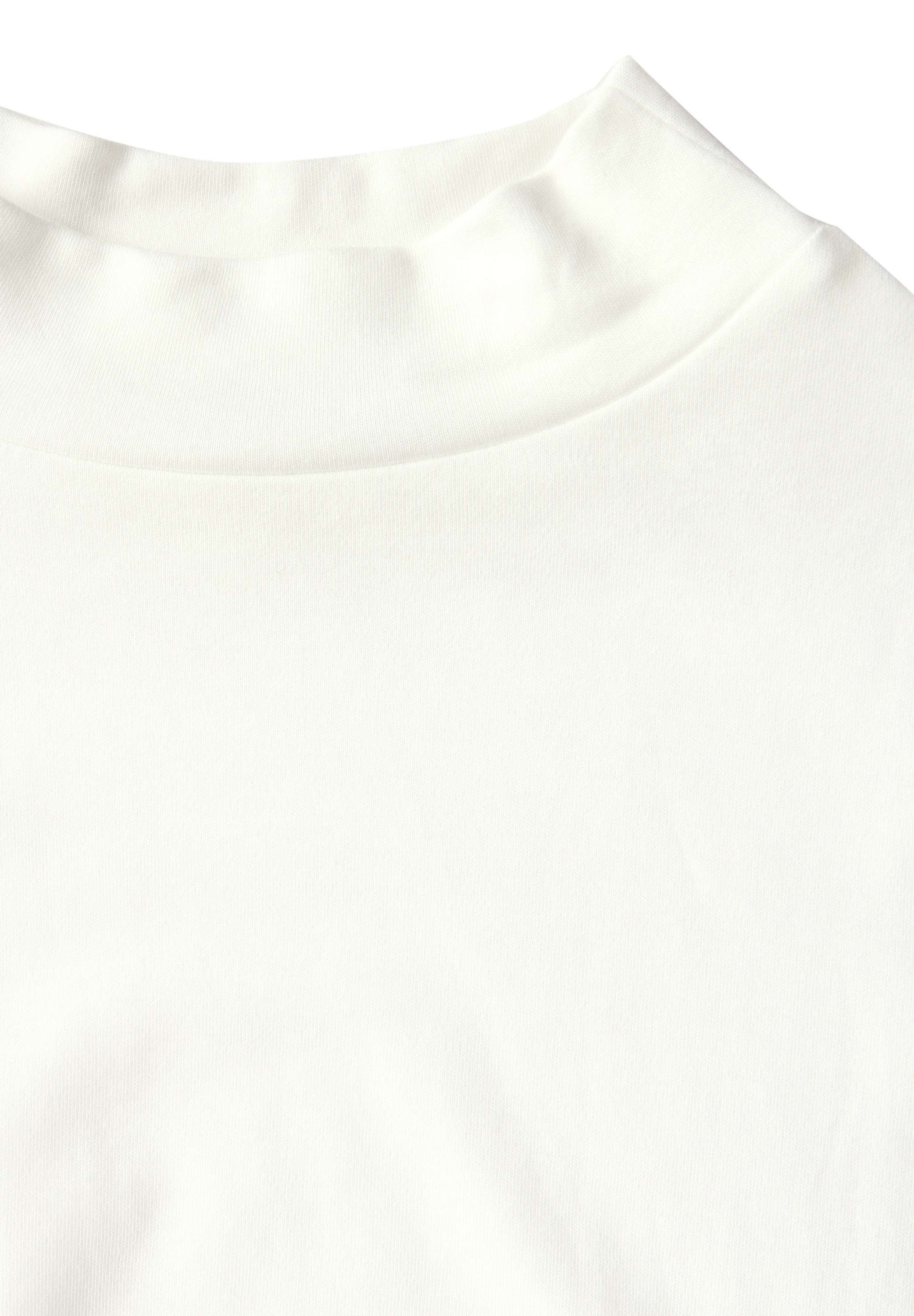 Basic Shirt mit Stehkragen