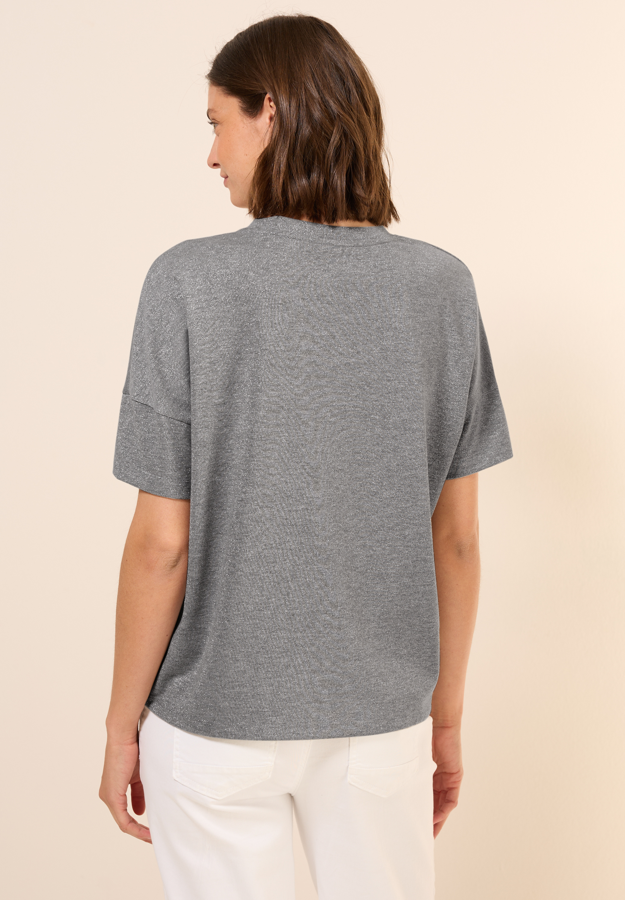 Glitzer-Shirt mit Wording