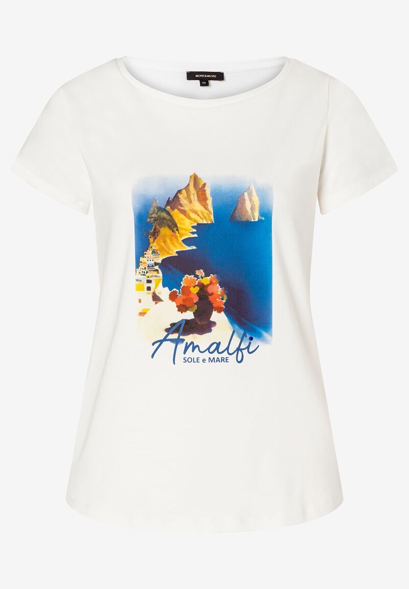 T-Shirt mit Amalfi-Print  Frühjahrs-Kollektion