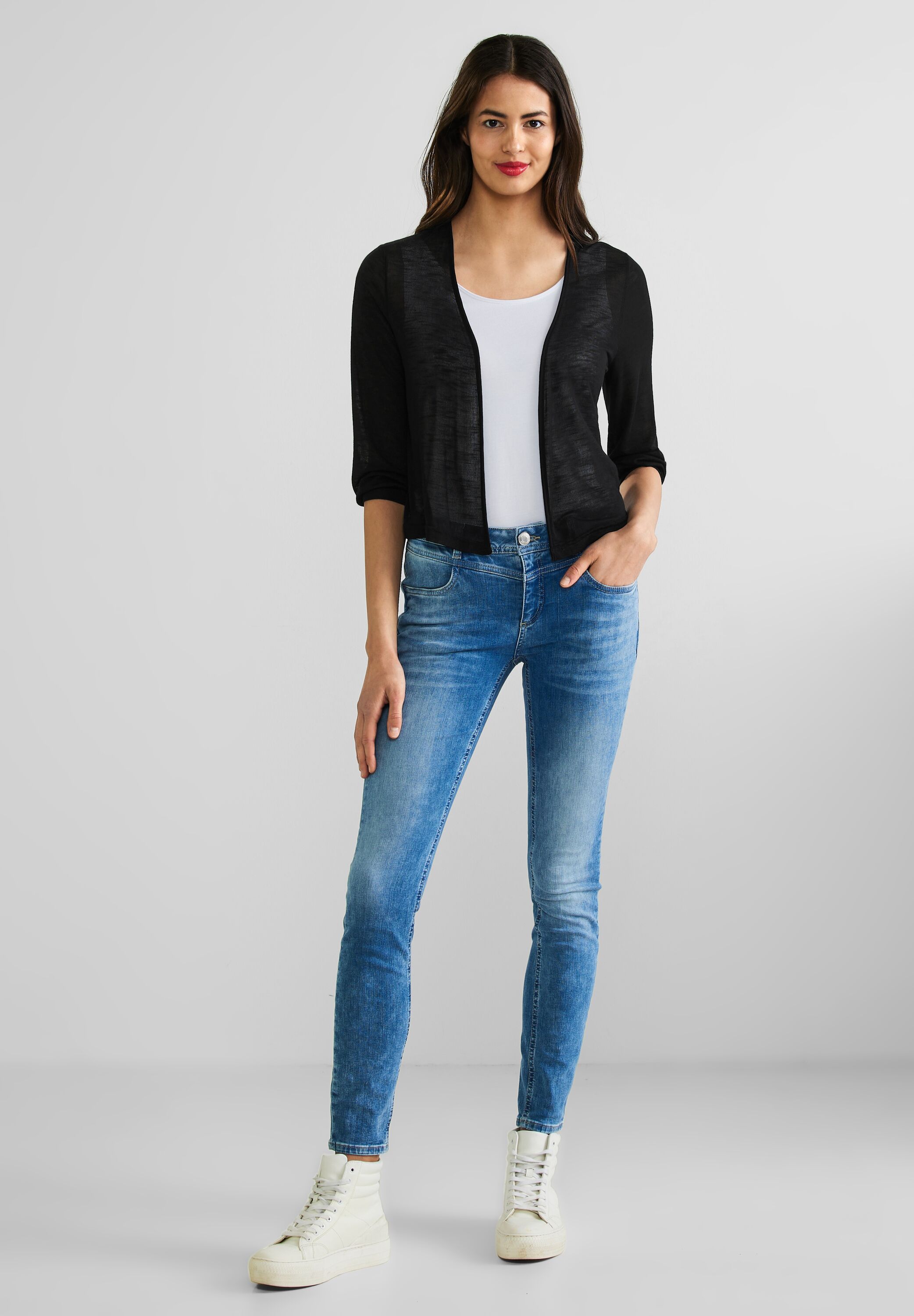 Offene Shirtjacke