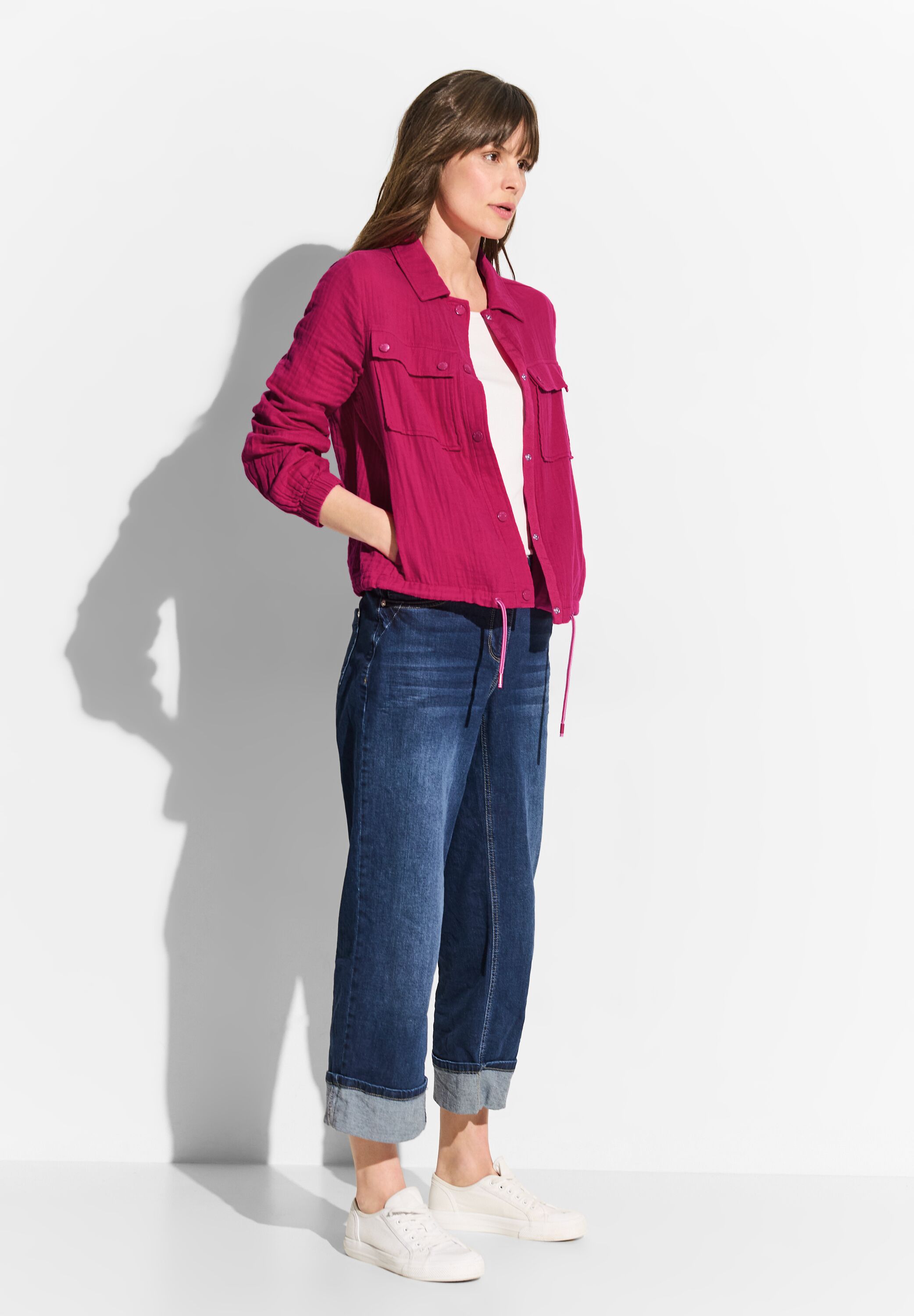 Musselin Jacke
