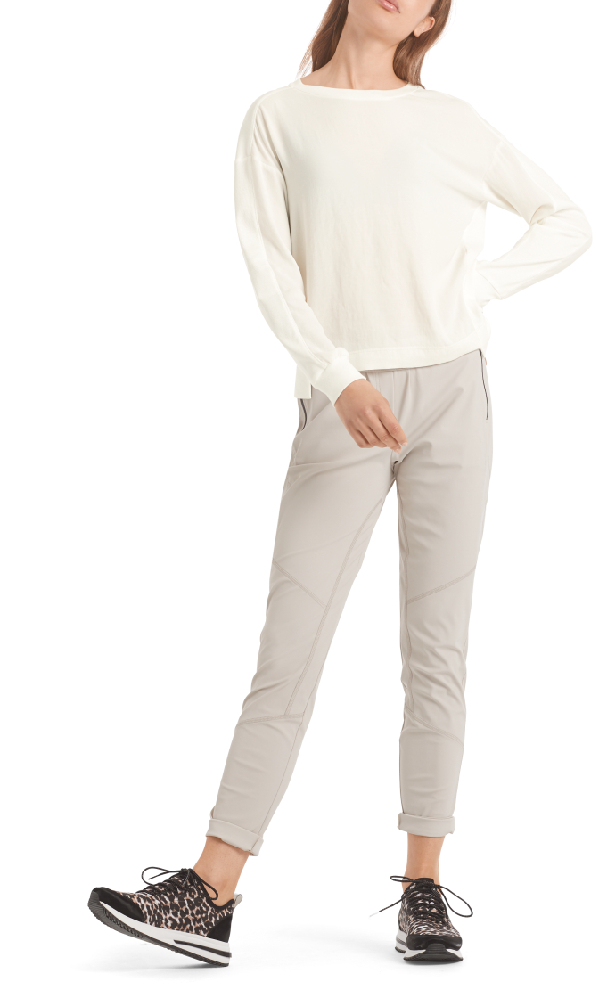 Blusenshirt aus Materialmix