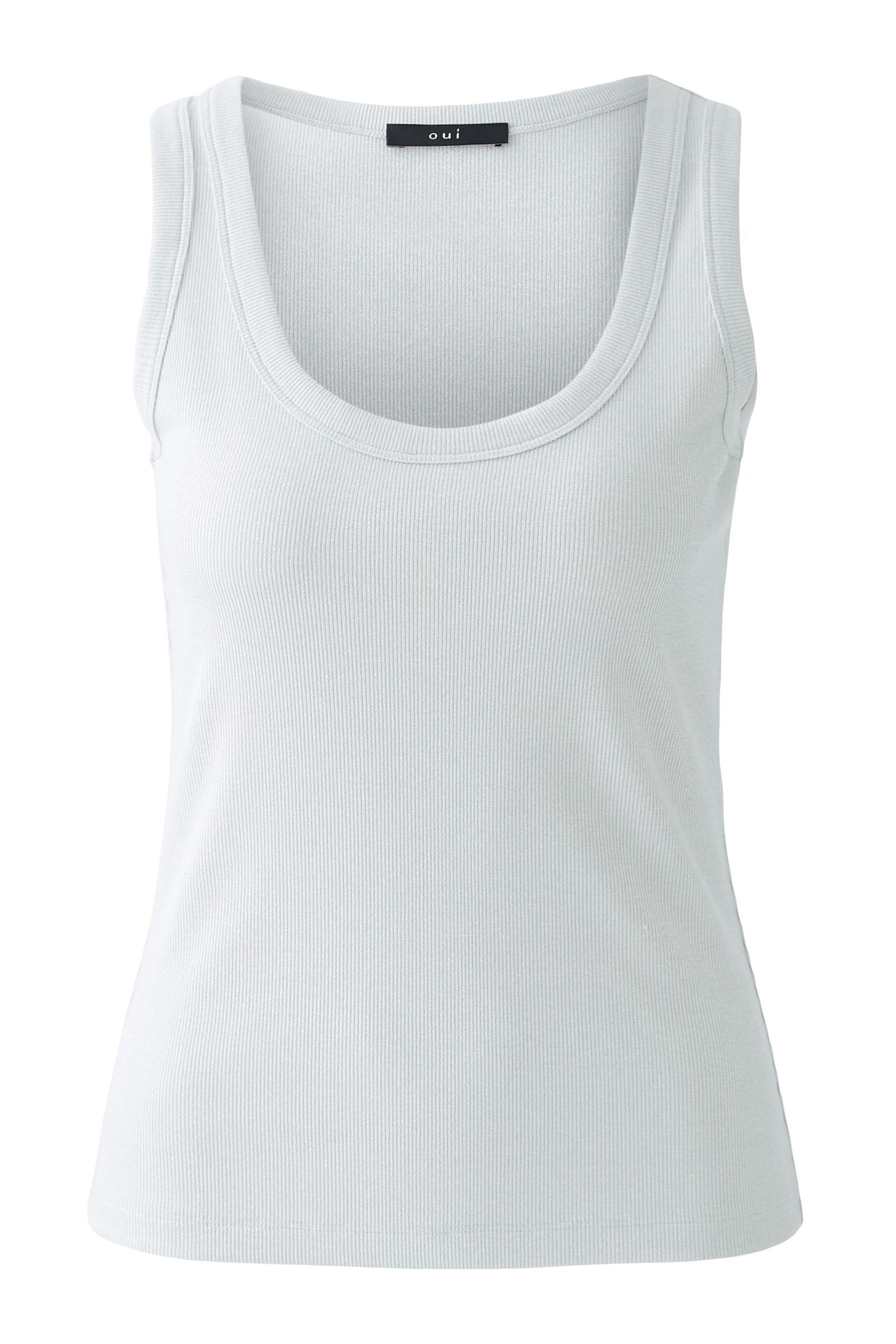 Tank Top Viskose mit Glanzgarn
