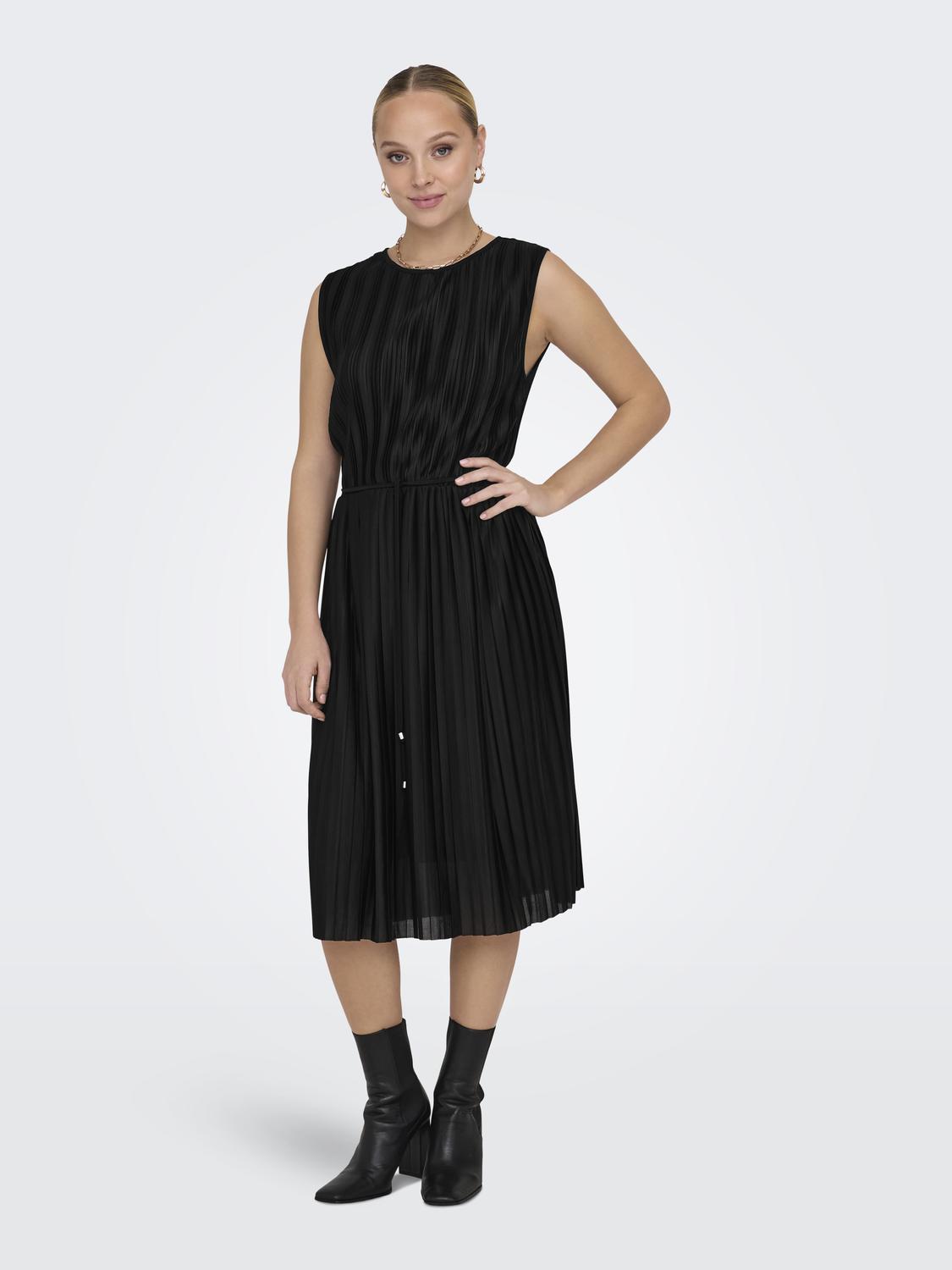ONLELEMA S/L PLISSE DRESS BOX JRS