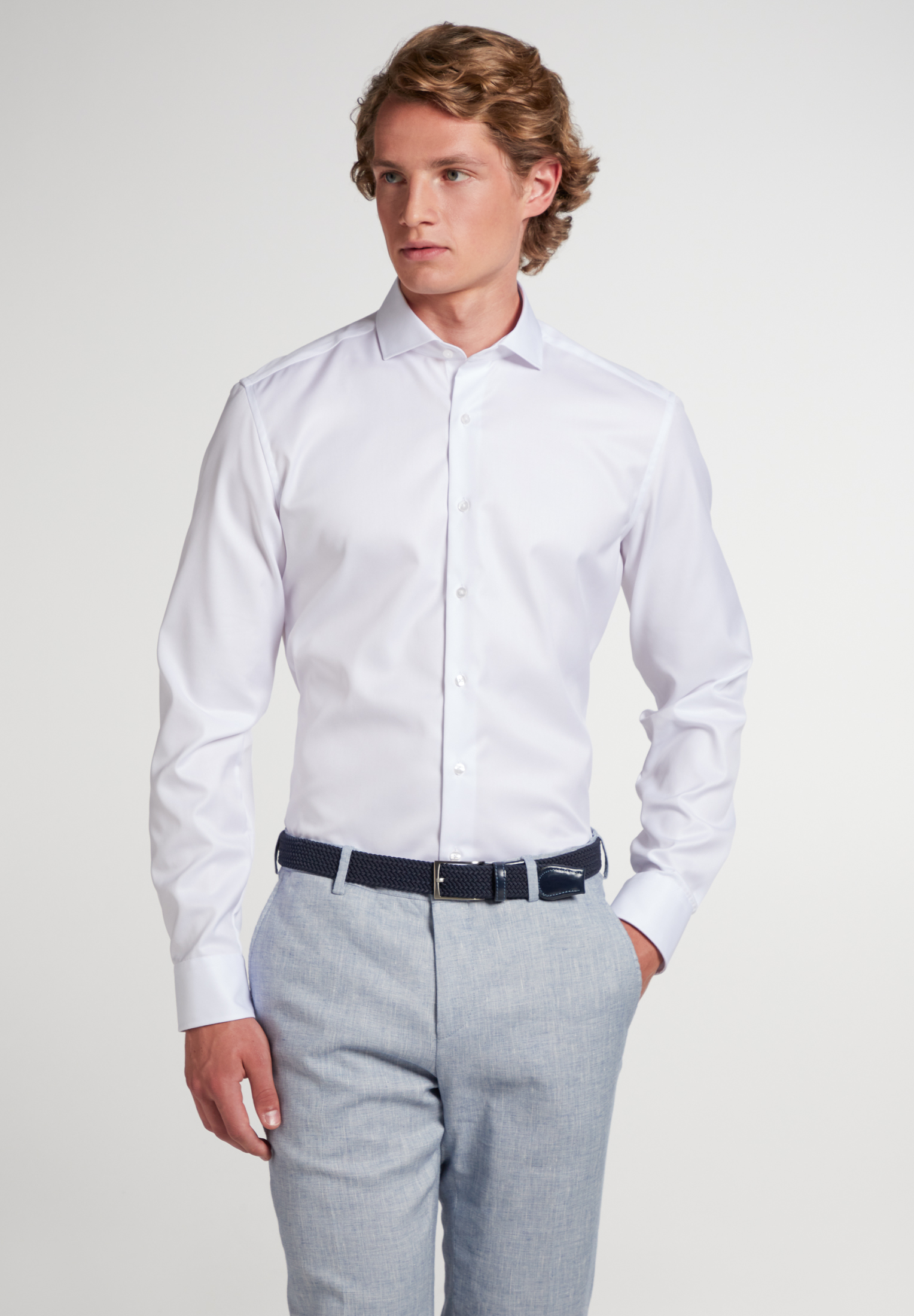 ETERNA LANGARM HEMD SLIM FIT COVER SHIRT TWILL