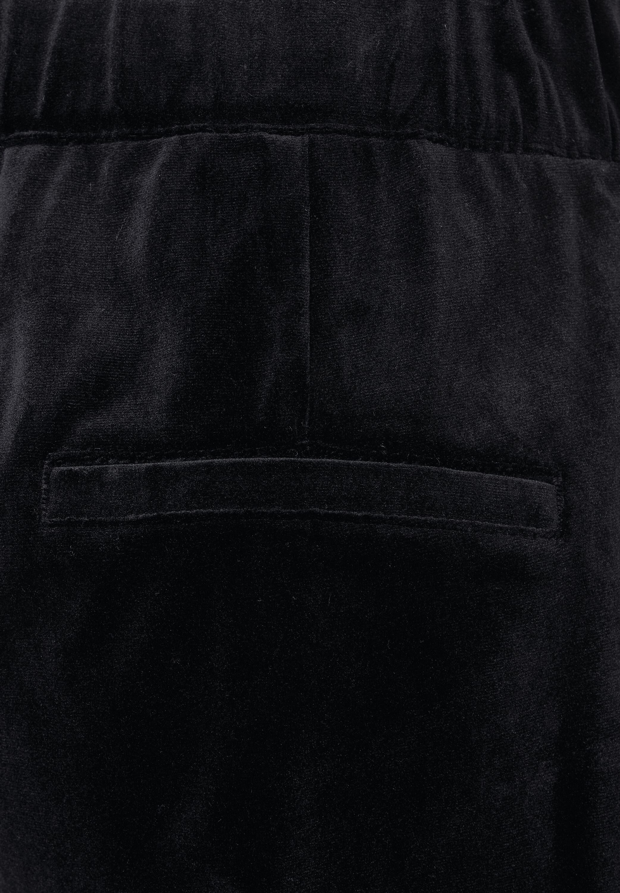 Casual Fit Samt Hose