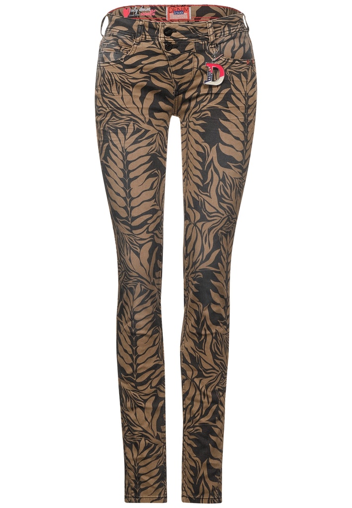 Casual Fit Jeans mit Print