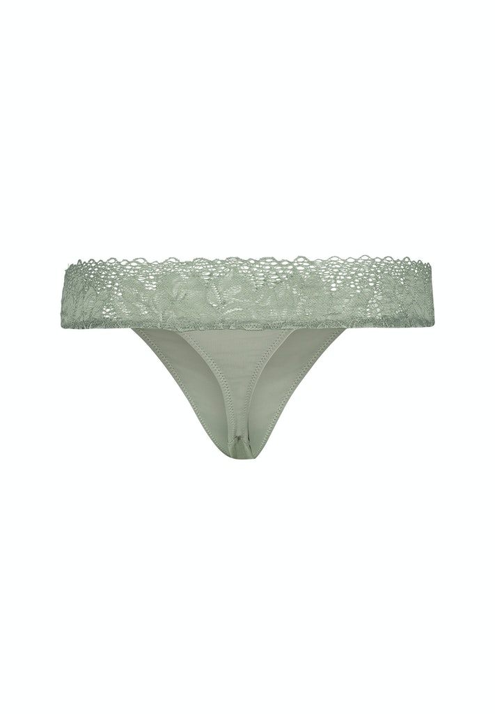 Skiny Damen String Lace Nature