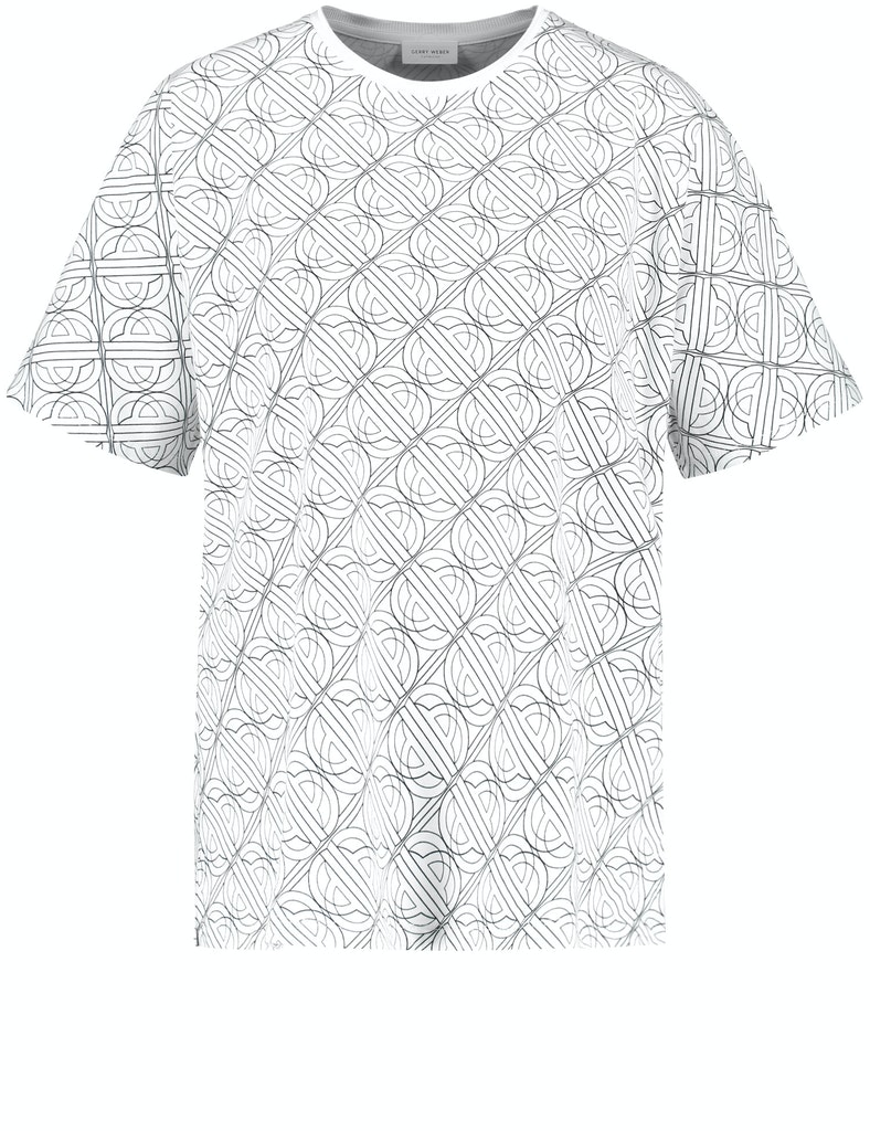 1/2 Arm Shirt mit Logoprint