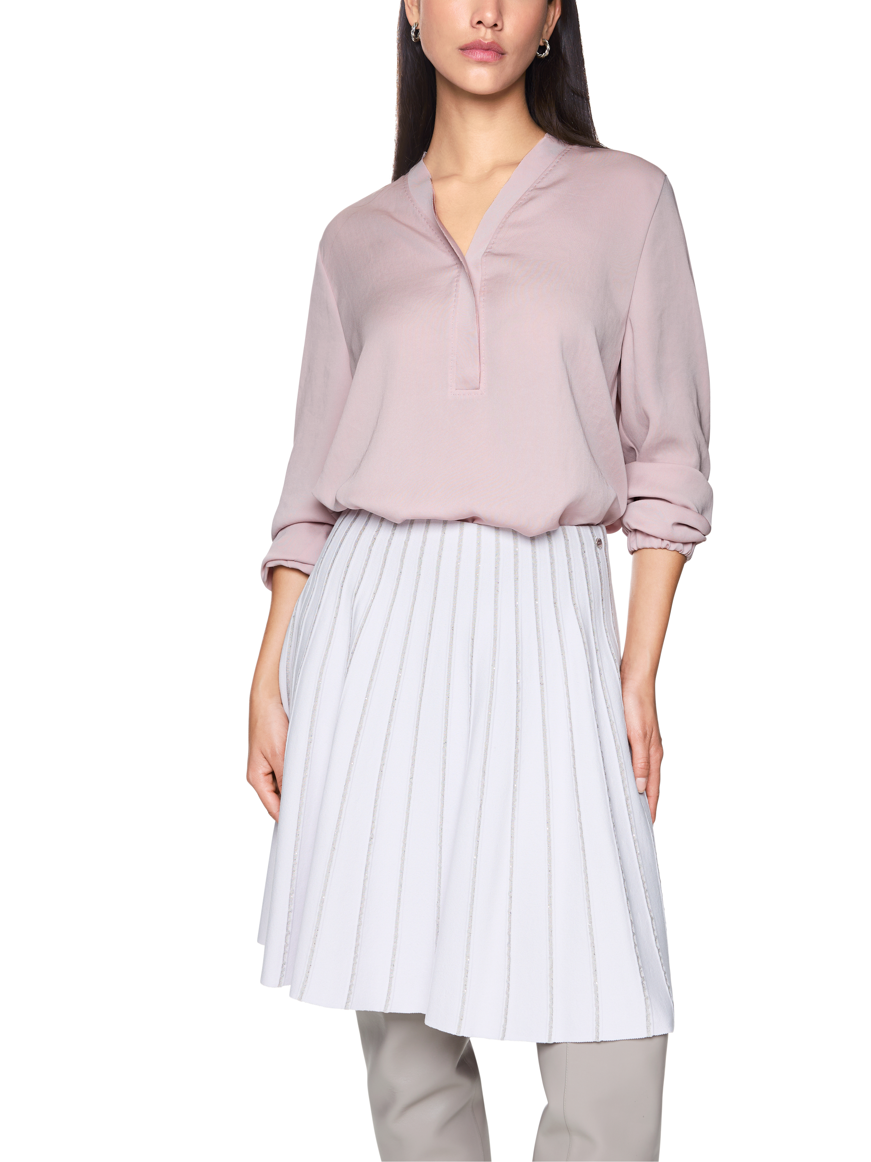 V-Neck-Bluse "Rethink Together"