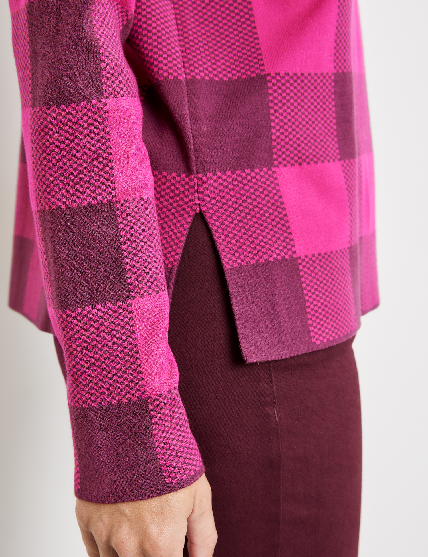 Pullover mit Karodessin